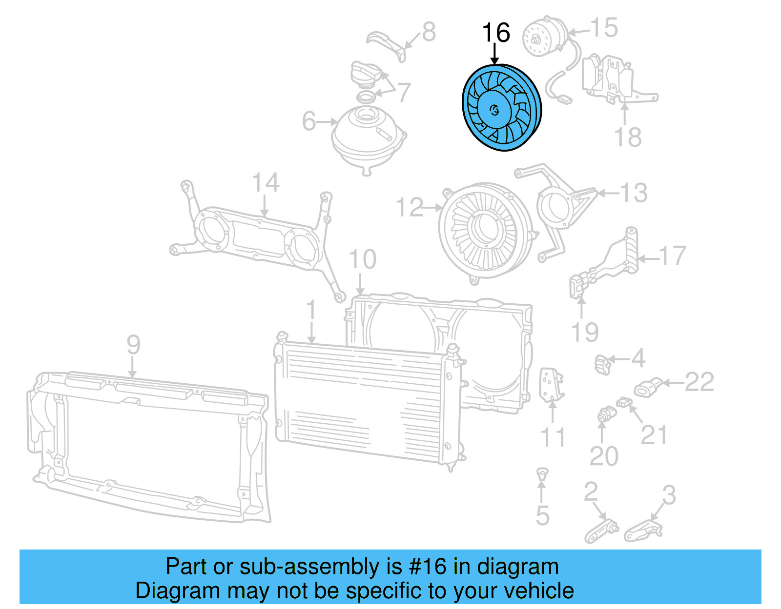 Fan Blade 4A0-959-465-A - View 7