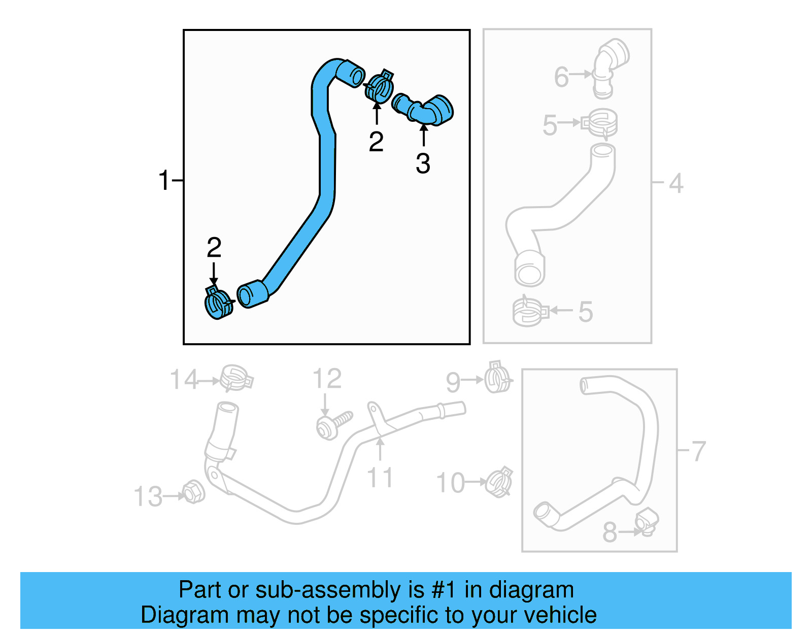 Inlet Hose 5C0-122-157-F - View 8