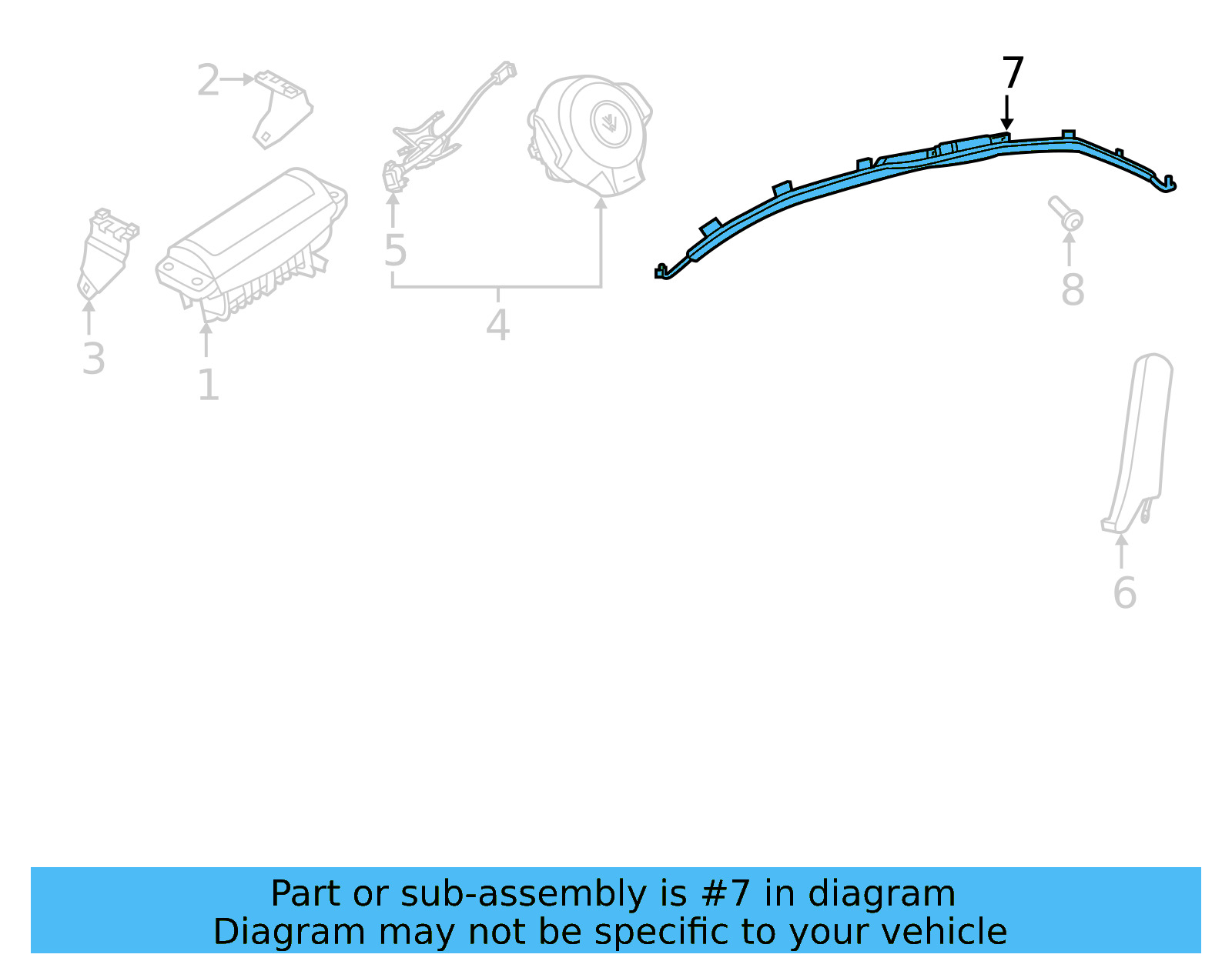 Head Air Bag 5C5-880-741-E - View 4