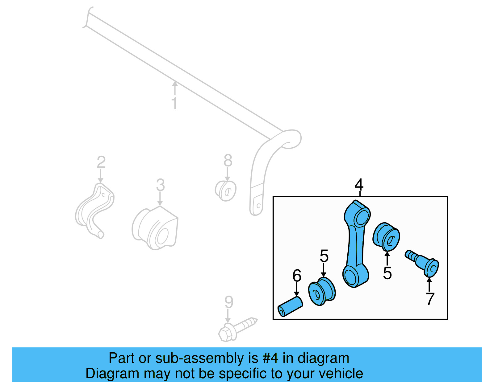 Stabilizer Link 1J0-411-315-K - View 17