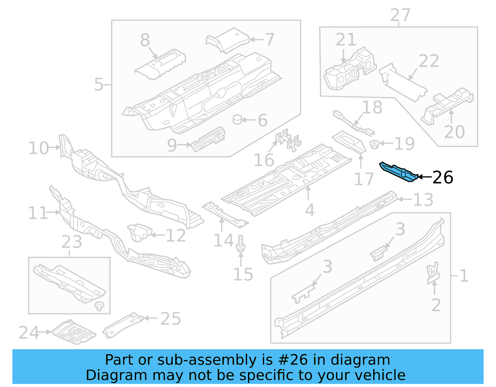 Deflector Shield 5QF-825-914-A - View 4