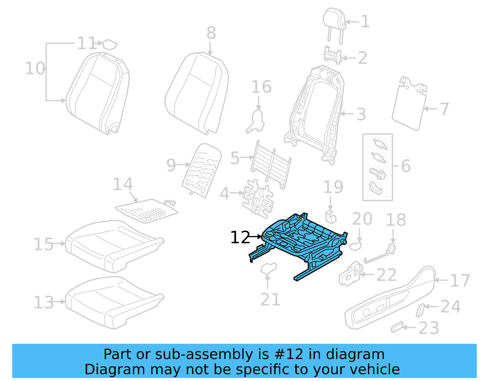 Cushion Frame 80A-881-106-E - View 9