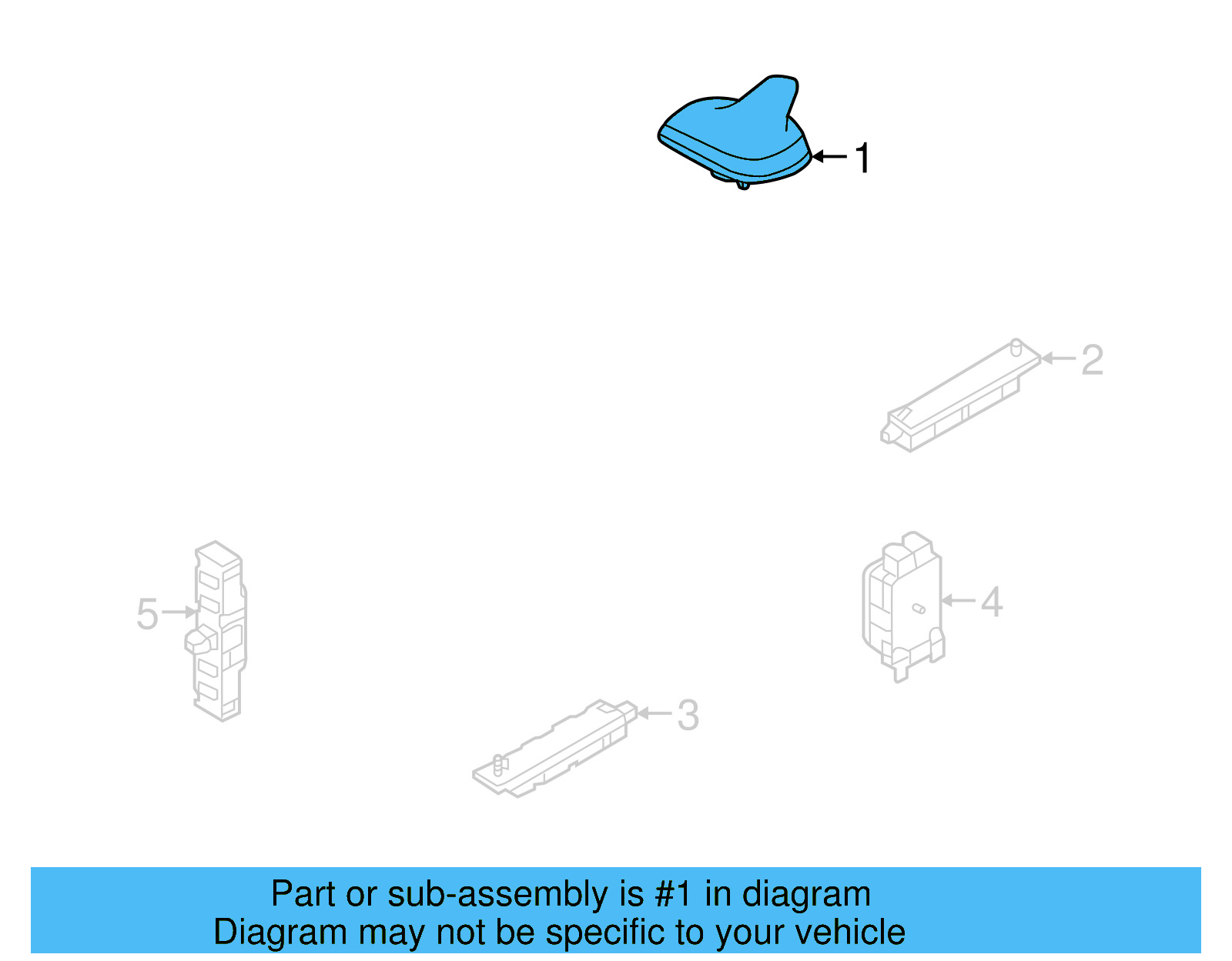 Antenna Assembly 5Q0-035-507-L-5FQ - View 11