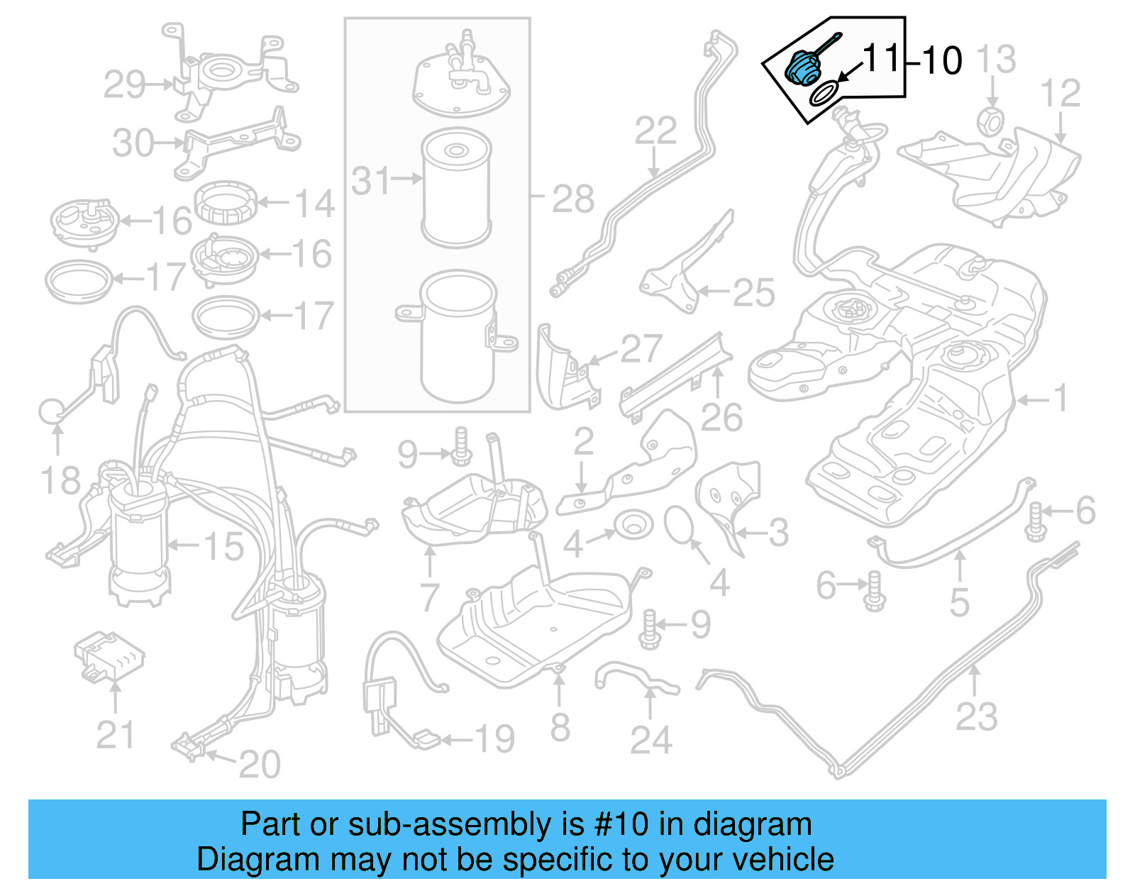 Fuel Cap 7P6-201-550-C - View 7