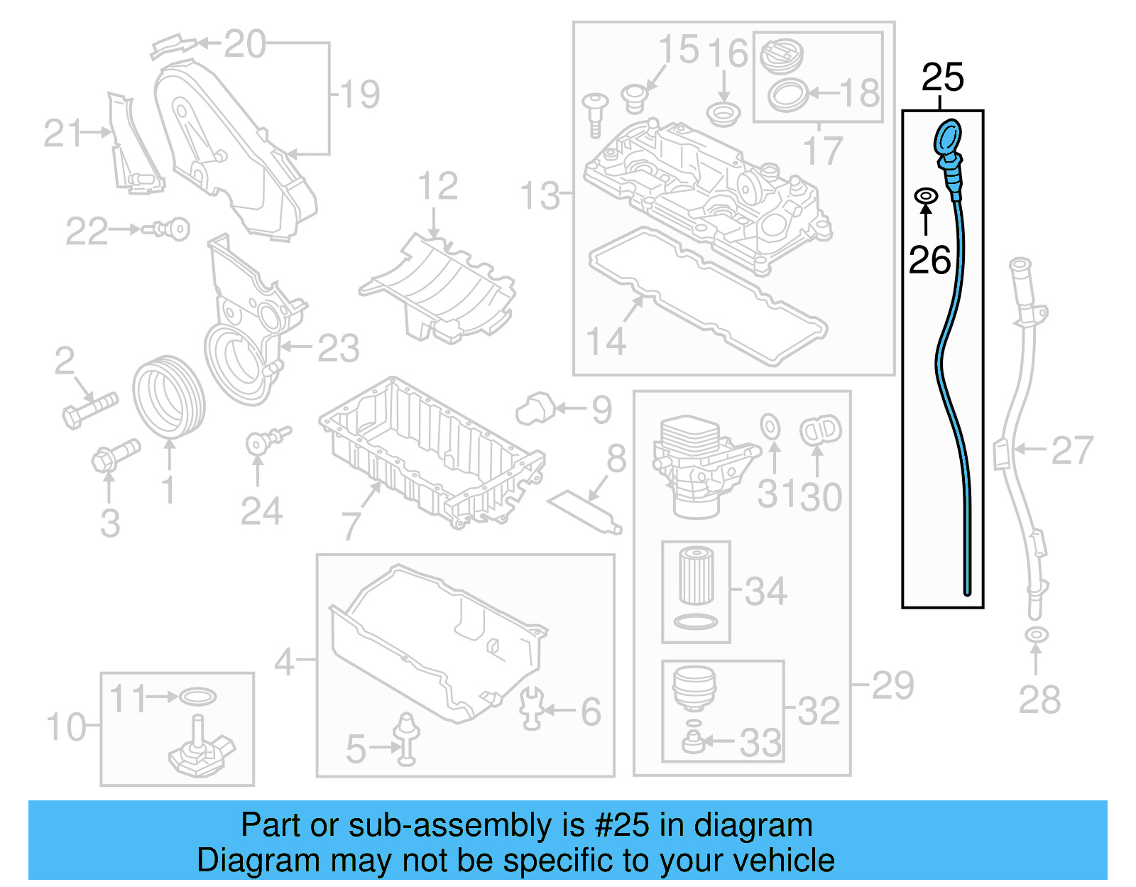 Dipstick 04L-115-611-K - View 20