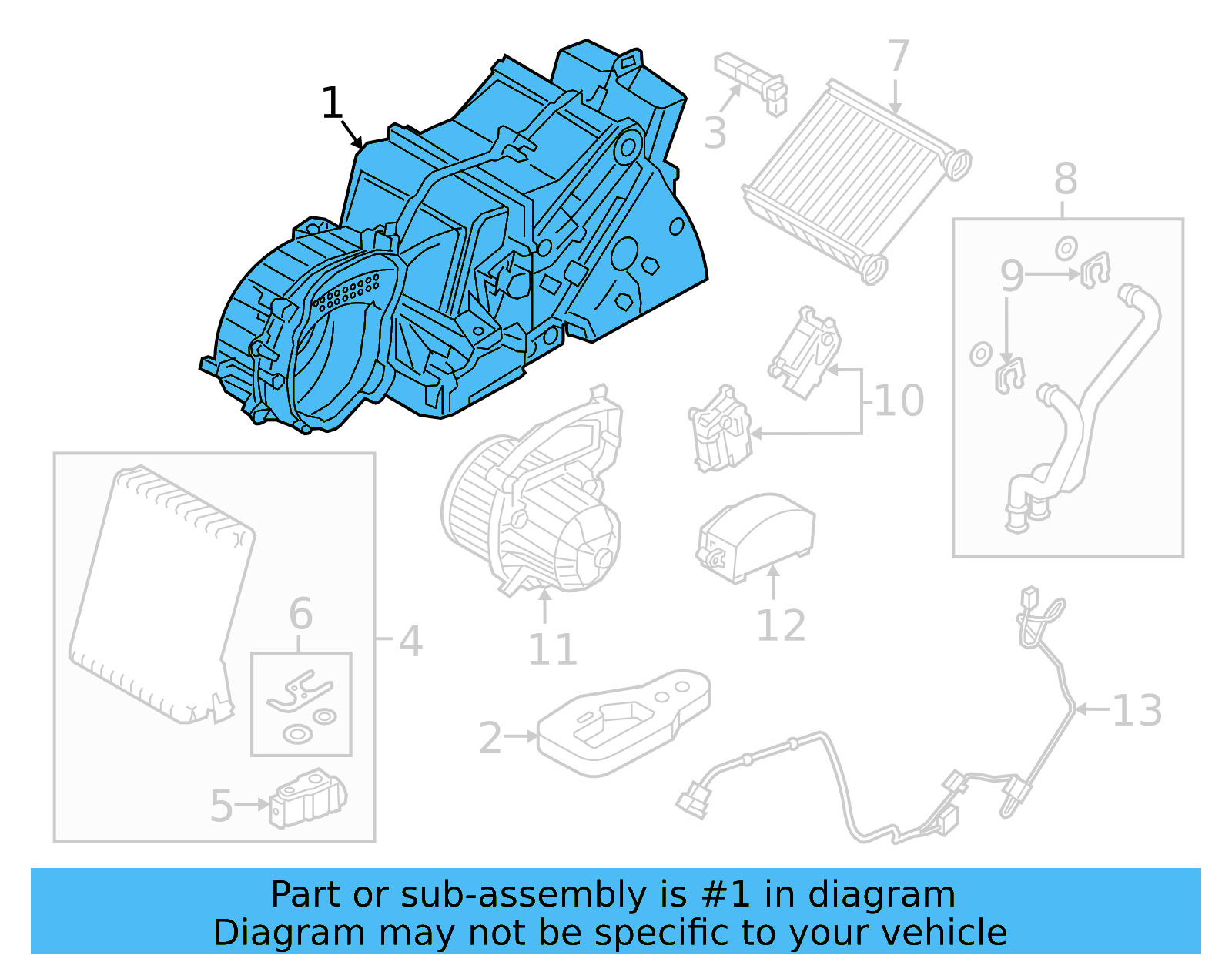 AC & Heater Case 3QF-820-024
