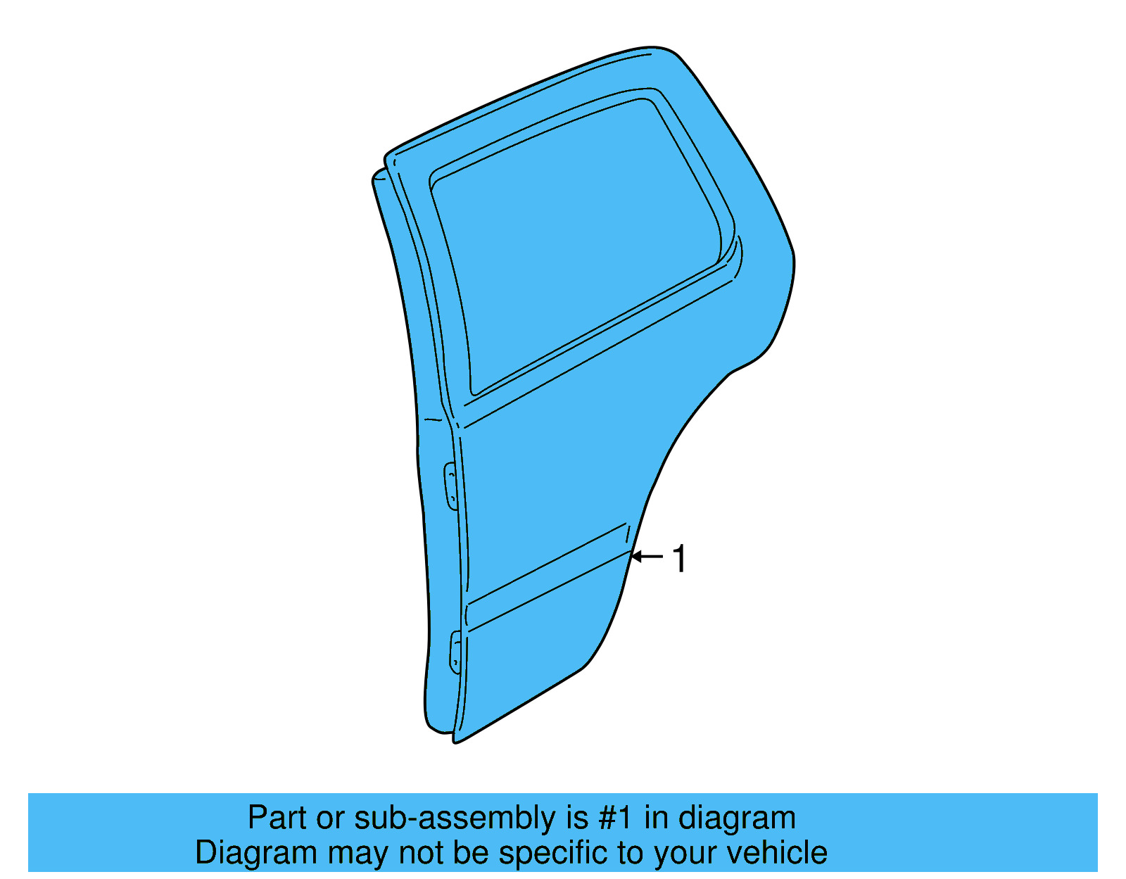 Body Side Molding 1JM-853-535-A - View 4