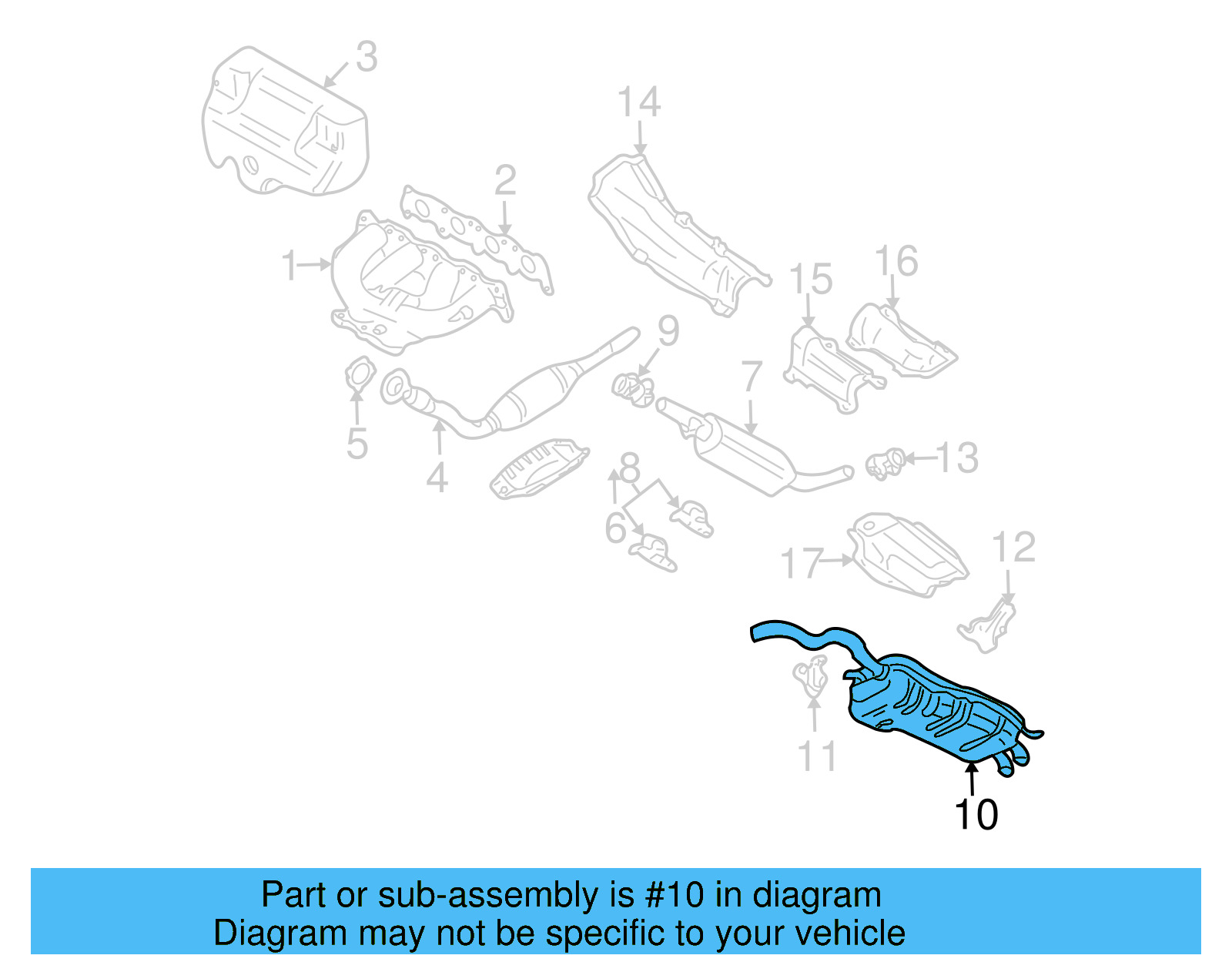 Muffler 1J6-253-609-CB - View 16