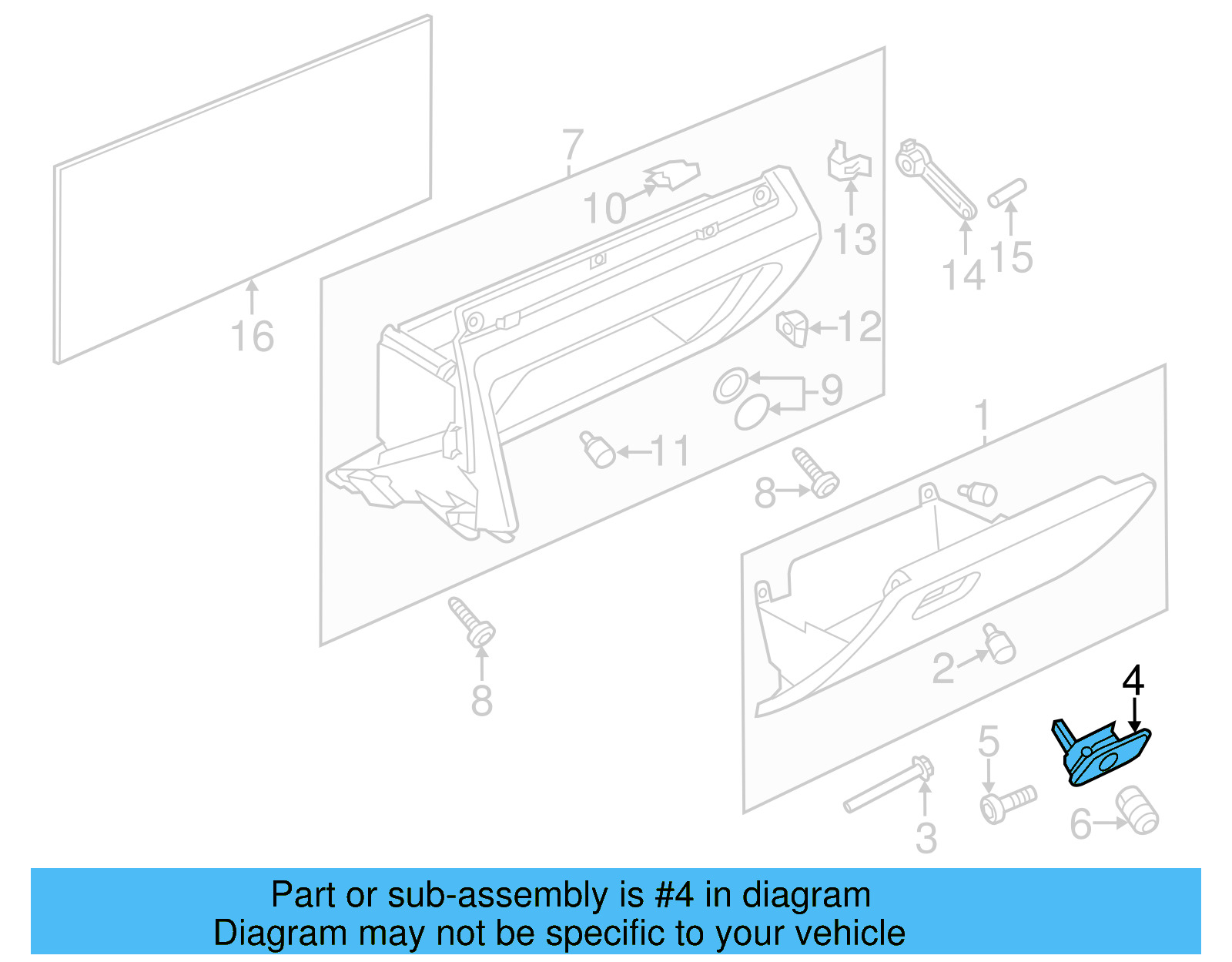 Latch 561-857-147-A-81U - View 10