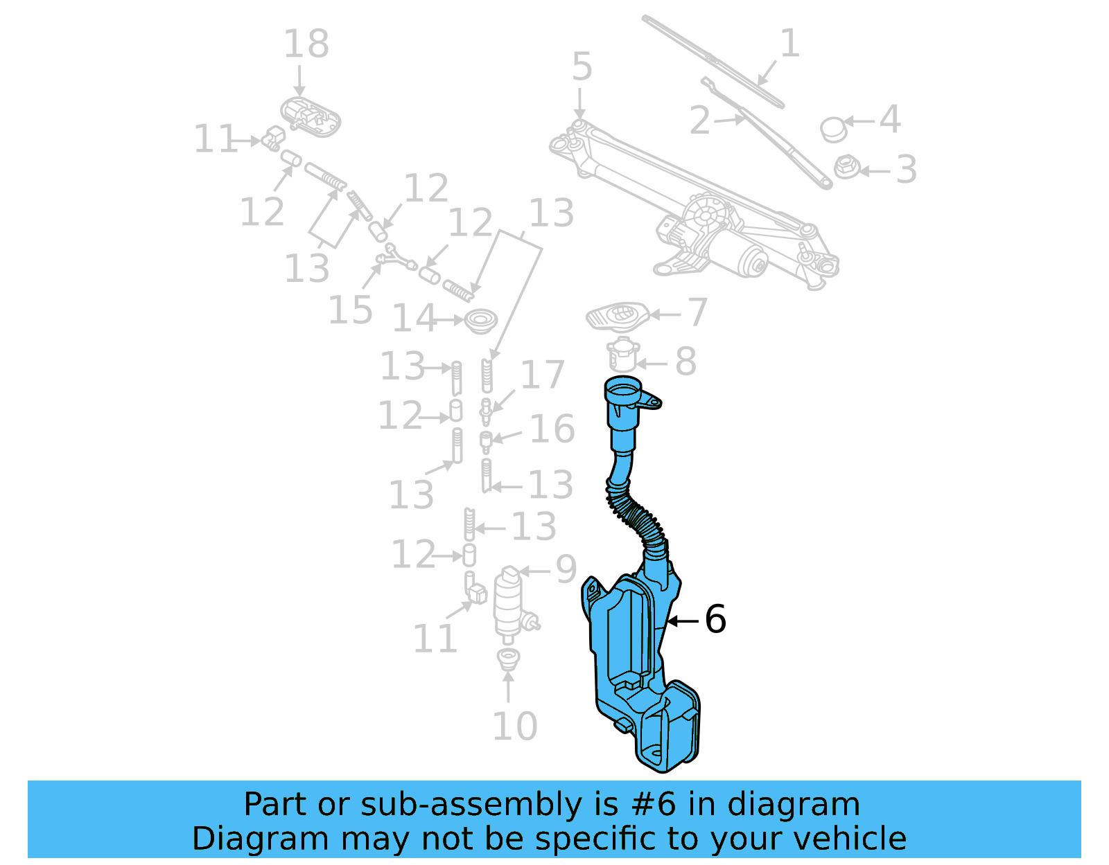 Washer Reservoir 2GJ-955-453-A - View 4
