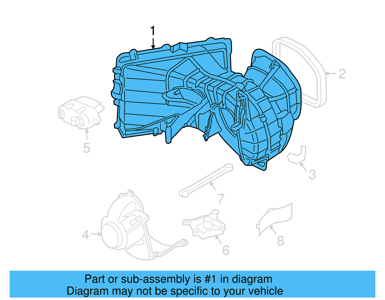 Blower Case 7L0-815-153-B - View 5