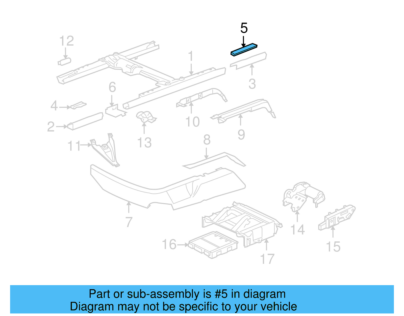 Track End Cover End Cap 3D0-881-348-01C - View 6