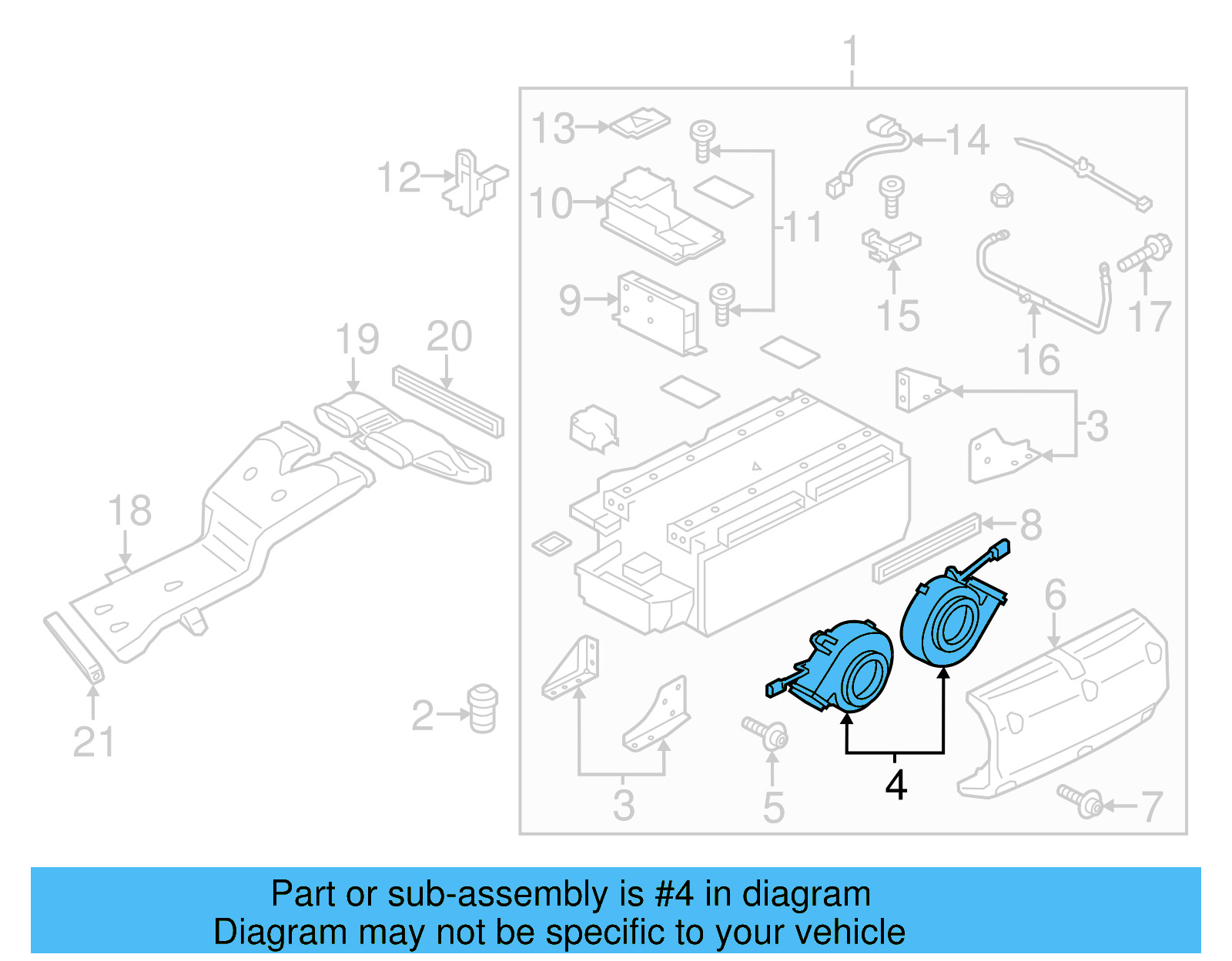 Drive Motor Battery Pack Cooling Fan Assembly 7P0-907-463 - View 4