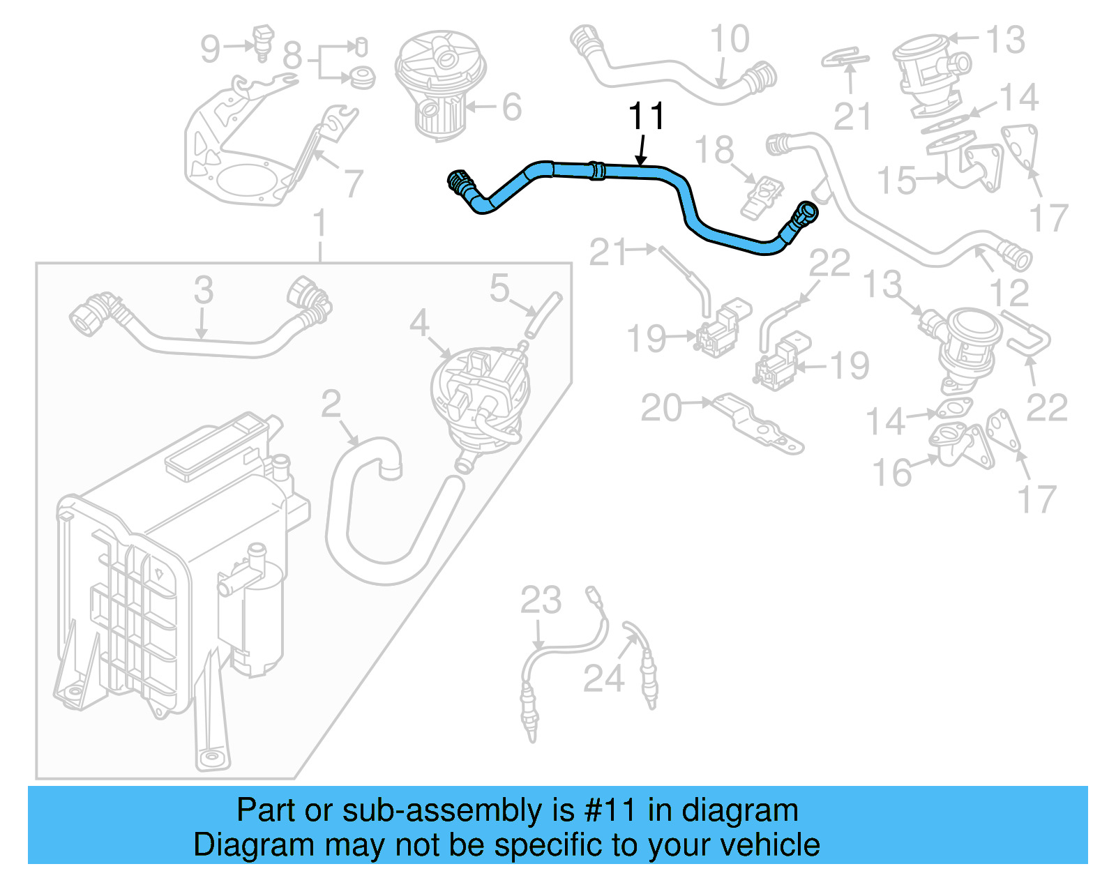 Connector Hose 7L6-131-206 - View 6