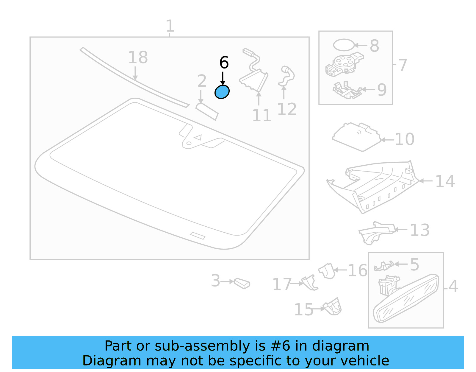 Mirror Inside Retainer Plate 4M0-845-543 - View 27