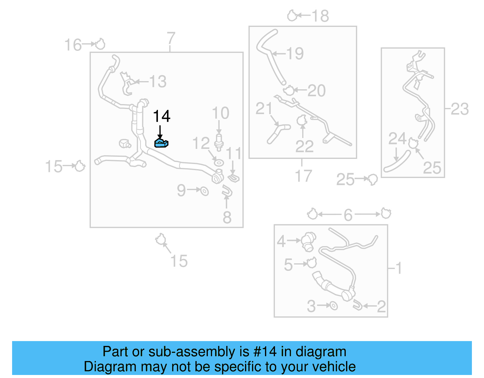 Temp Sensor Bracket 5Q0-121-093-CM - View 26