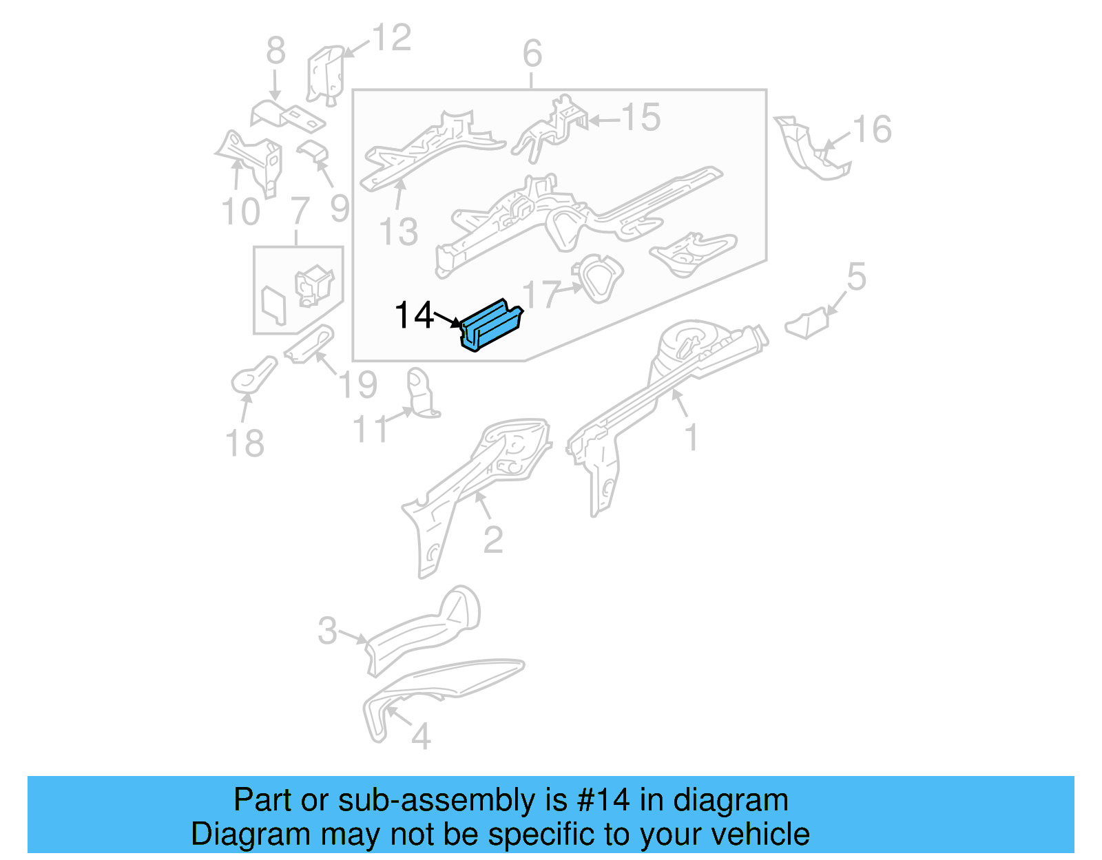 Side Member 1J0-803-106-B - View 13