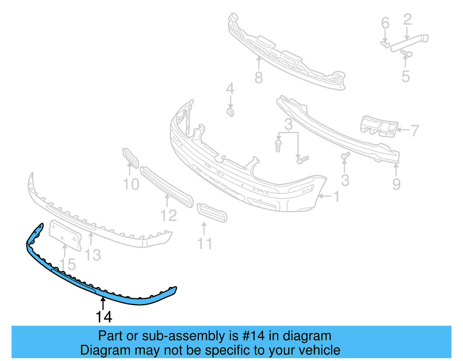 Air Deflector 1J5-805-903-B-B41 - View 13