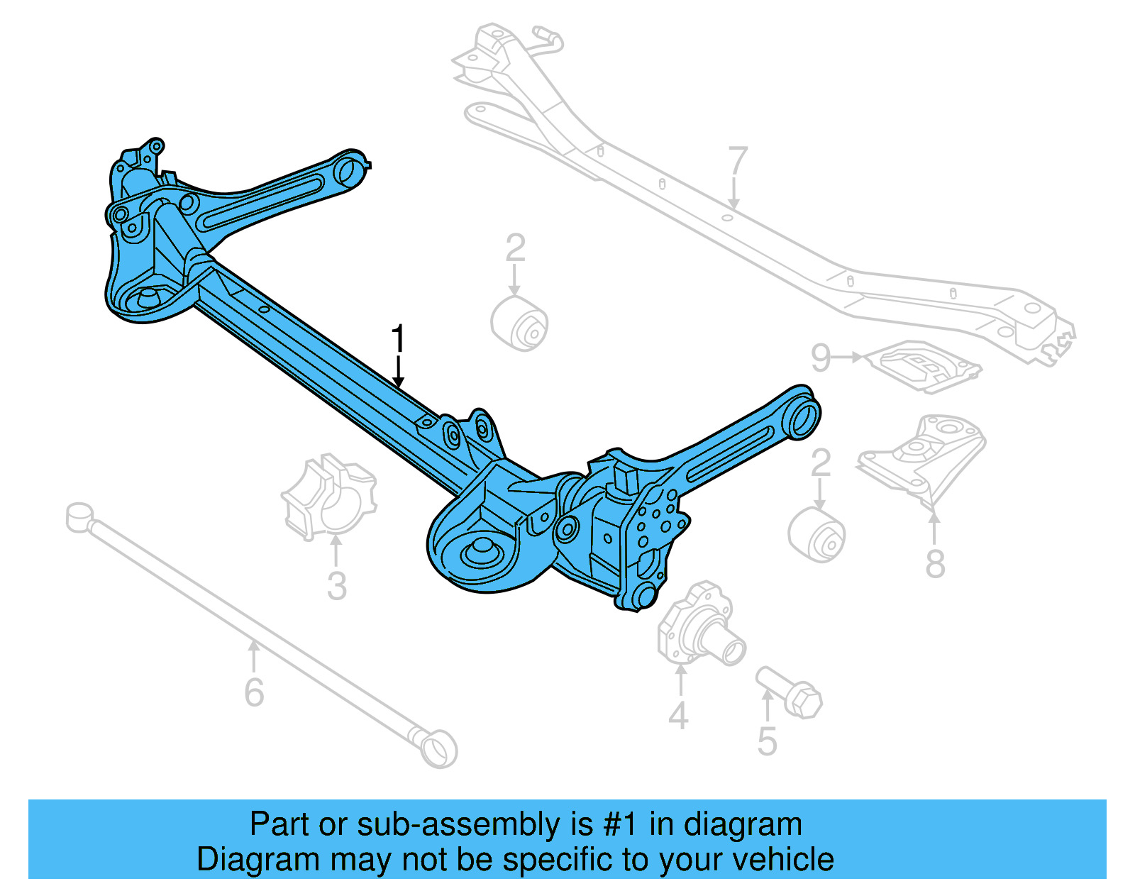 Axle Assembly 16D-500-051-A - View 4