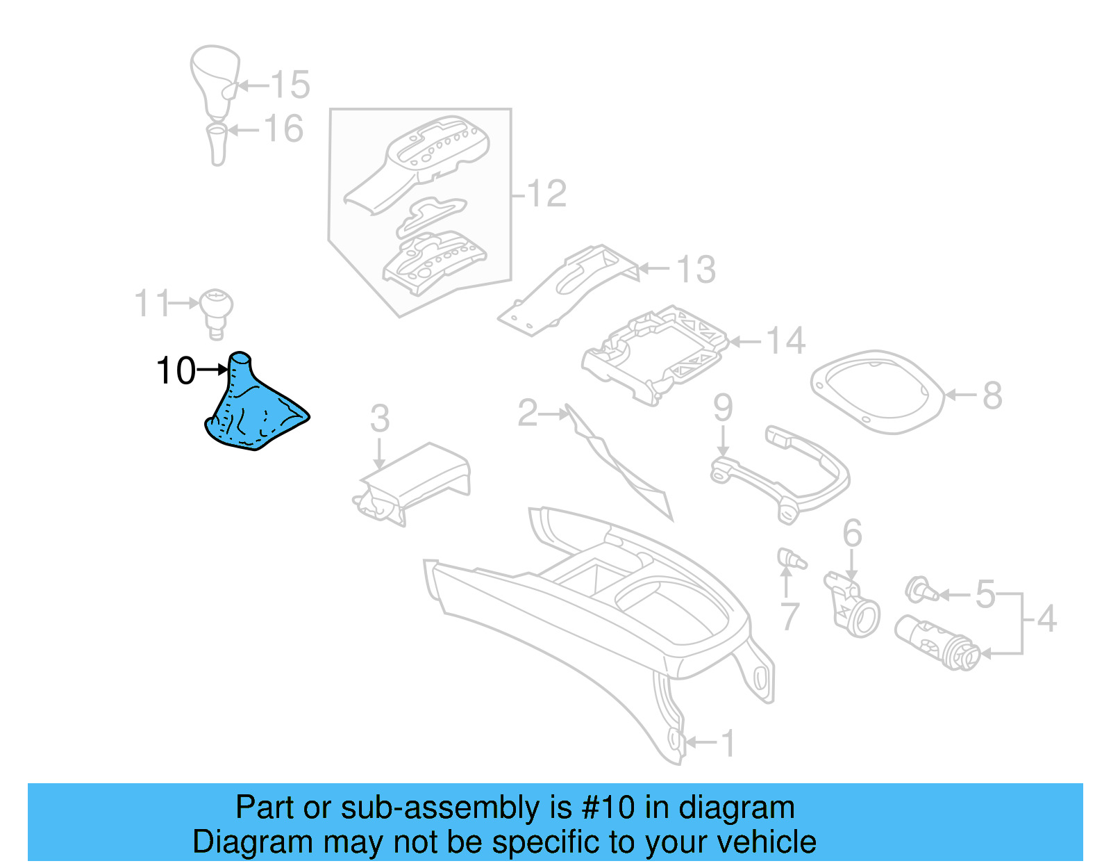 Shift Boot 3B0-711-113-J-FEU - View 8