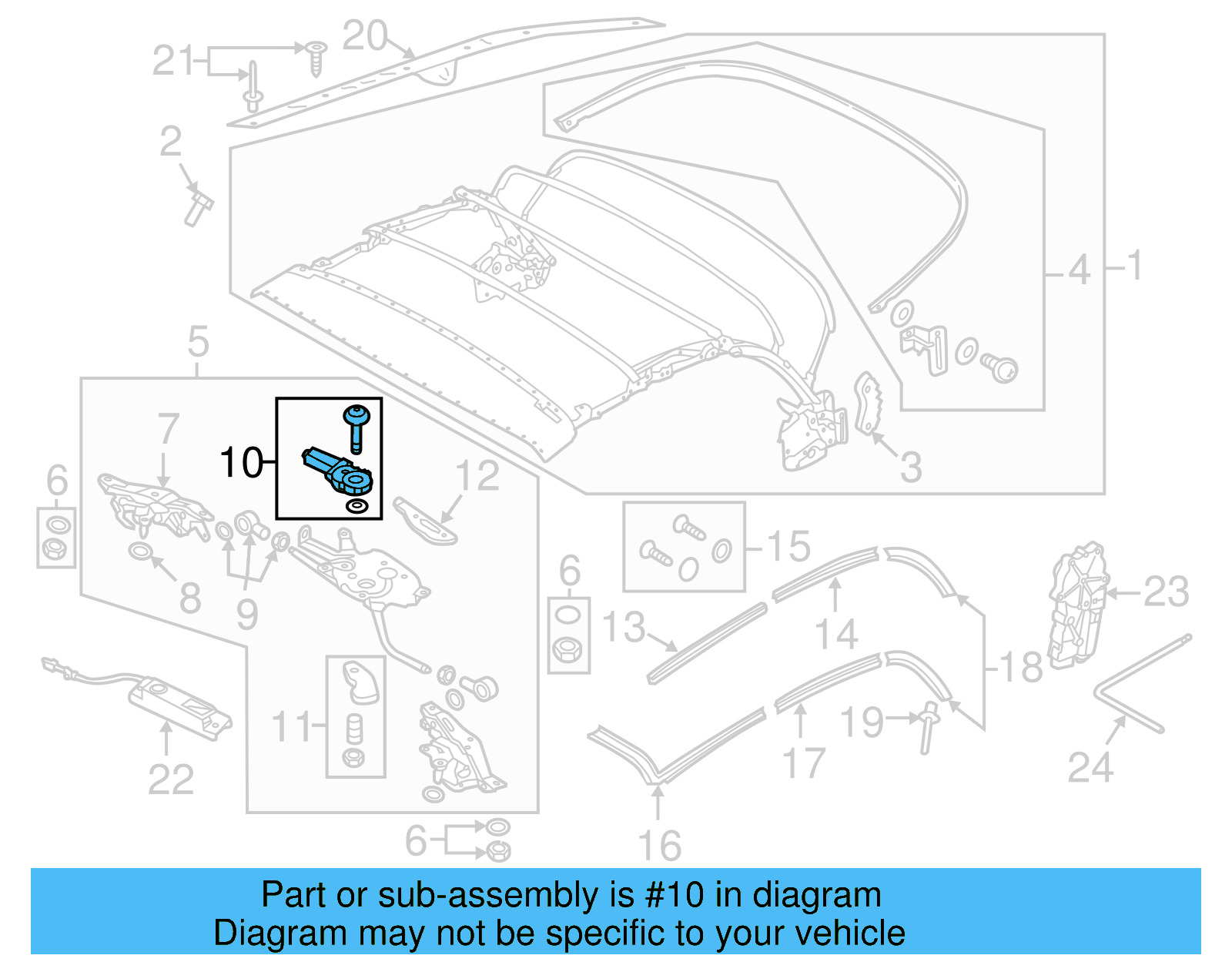 Lock Motor 5C3-898-925 - View 12