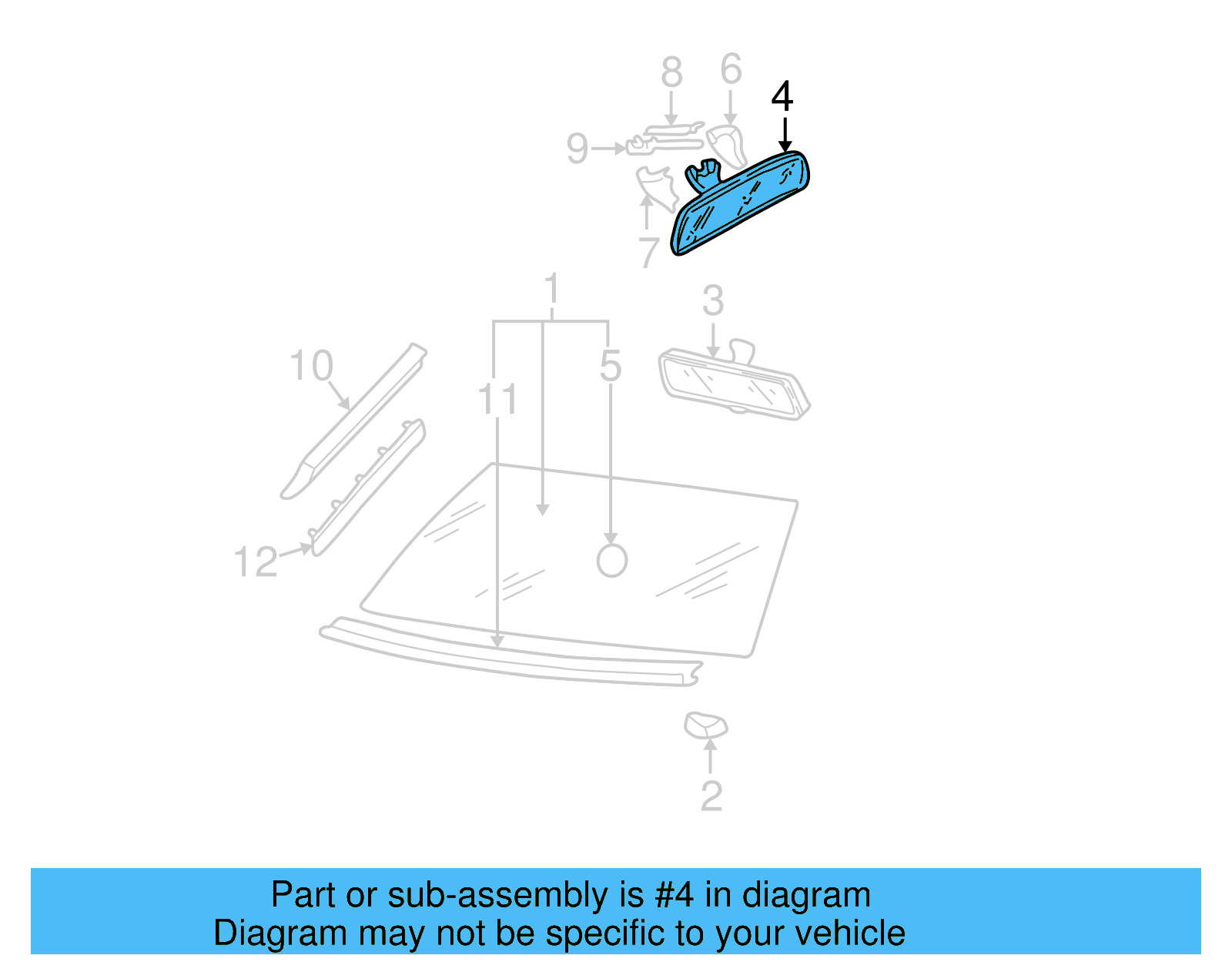 Mirror Inside 3B0-857-511-J-Y20 - View 31