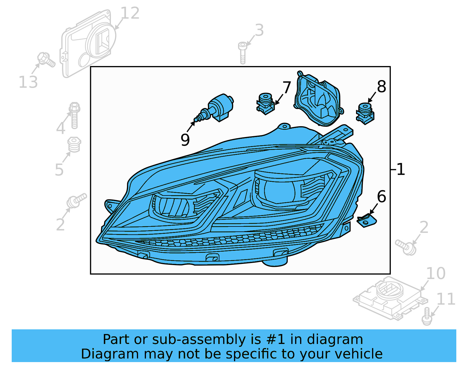 Composite Headlamp 5GM-941-077-A - View 3