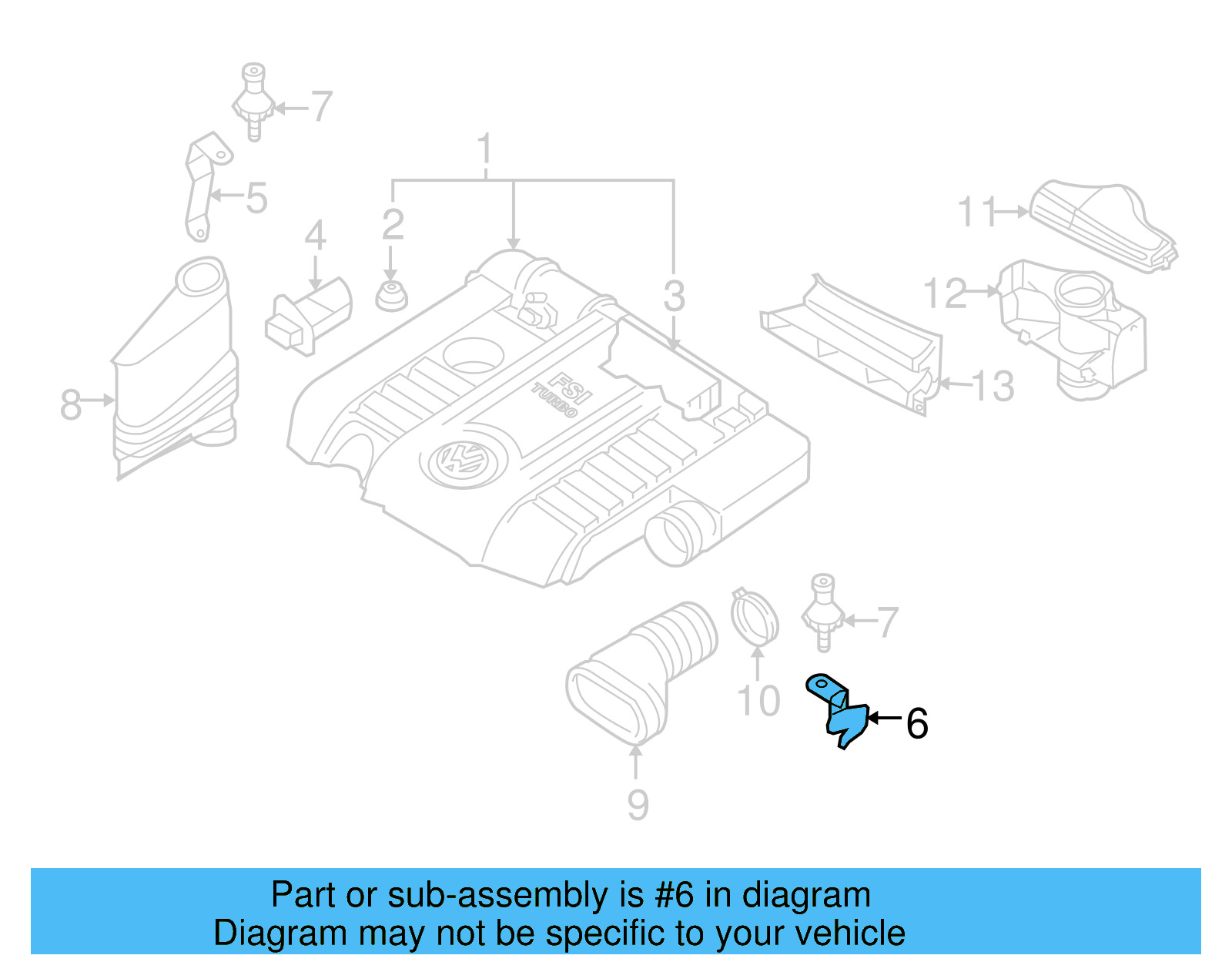 Retainer Plate 06F-133-336-B - View 14