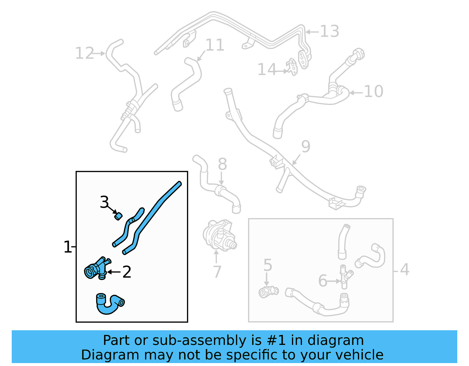 Upper Hose 5Q0-122-101-AA - View 16