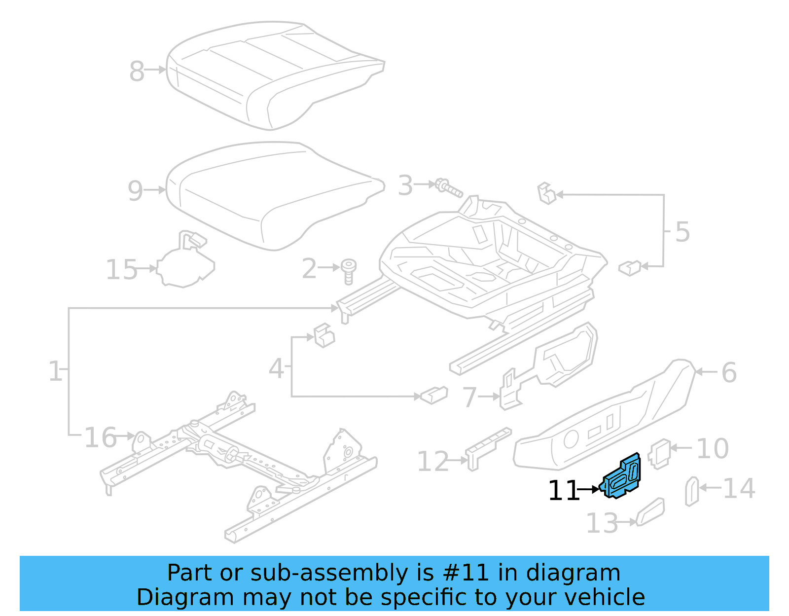 Seat Switch 4M0-959-747 - View 4