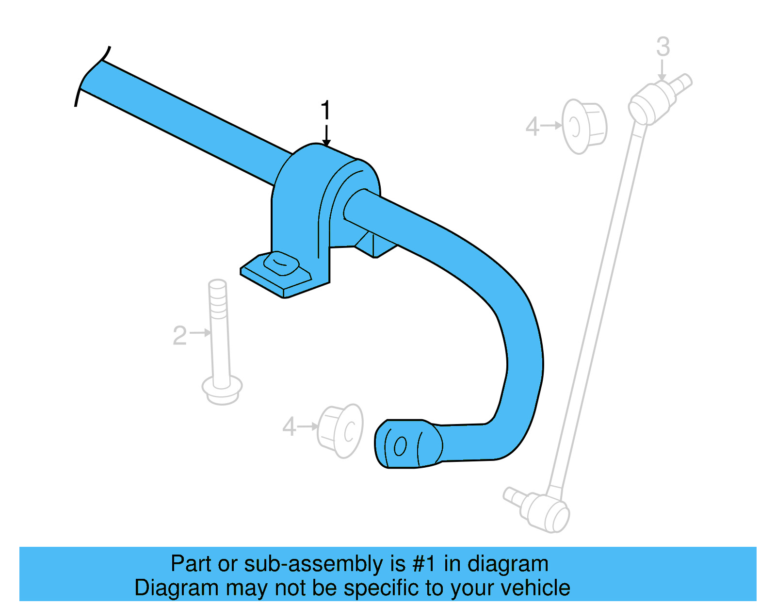 Stabilizer Bar 3Q0-411-303-N - View 9