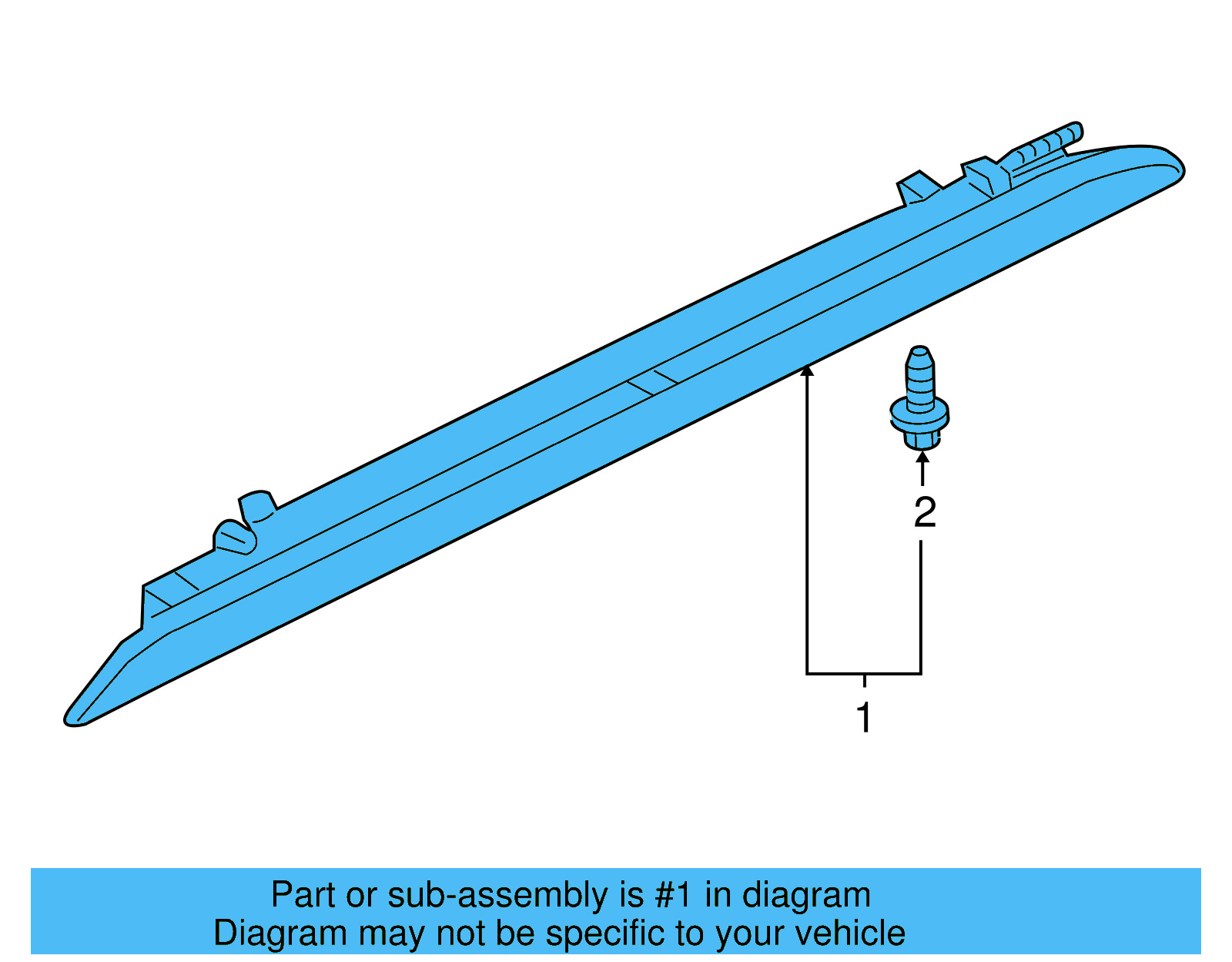 High Mount Lamp 7L6-945-097-C - View 4