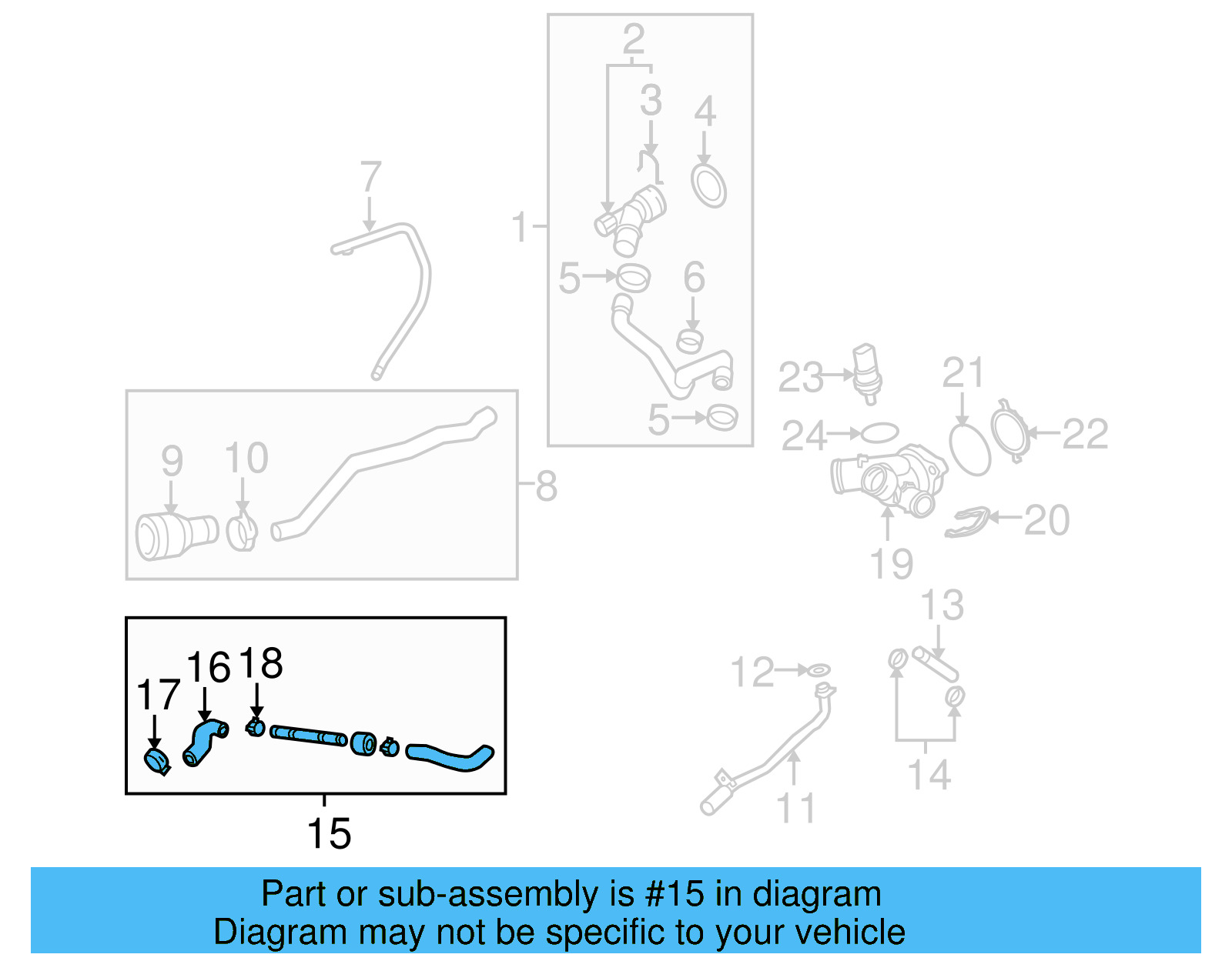 Hose & Tube Assembly 1C0-122-109-G - View 10