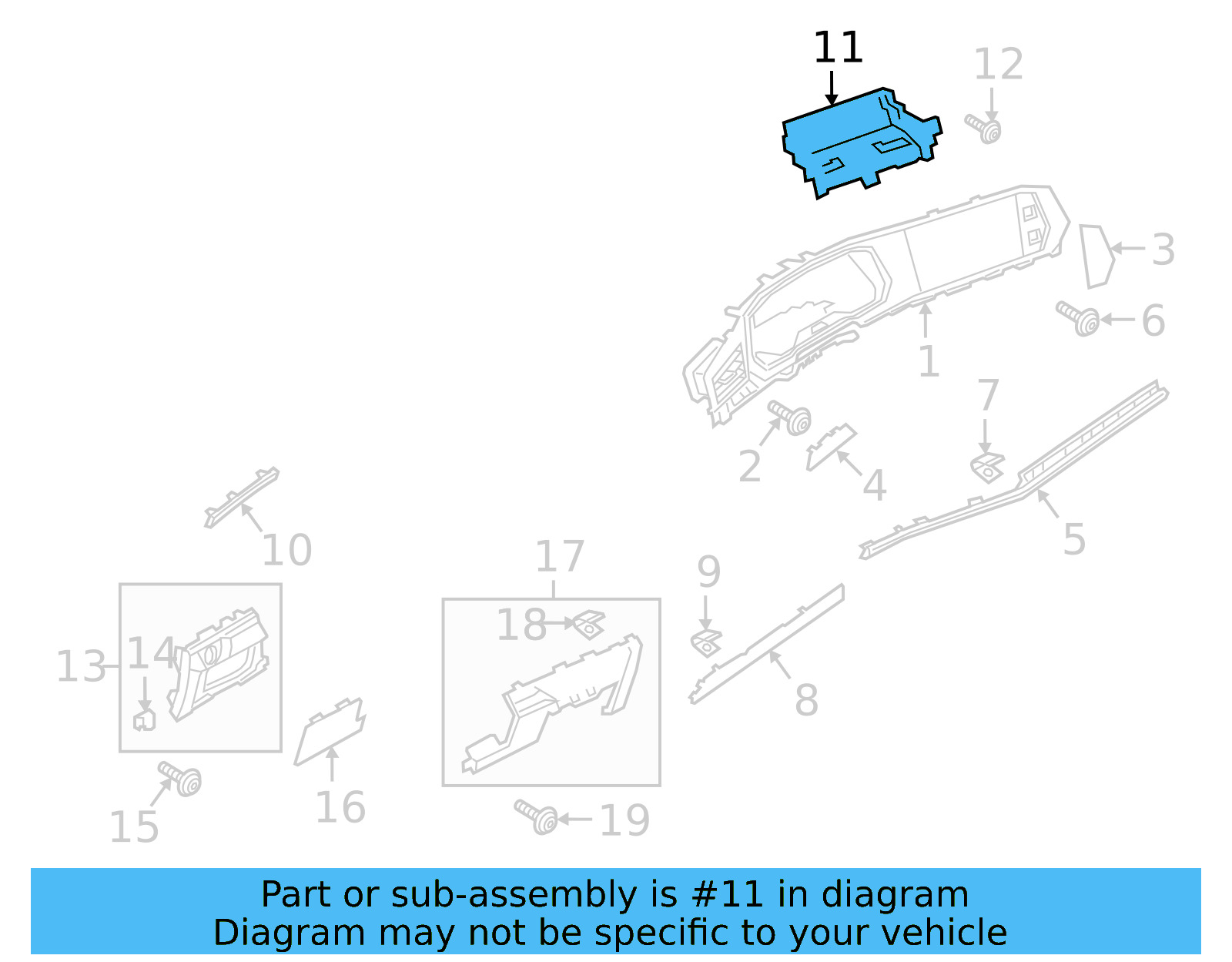 Storage Compartment 17A-857-058 - View 5