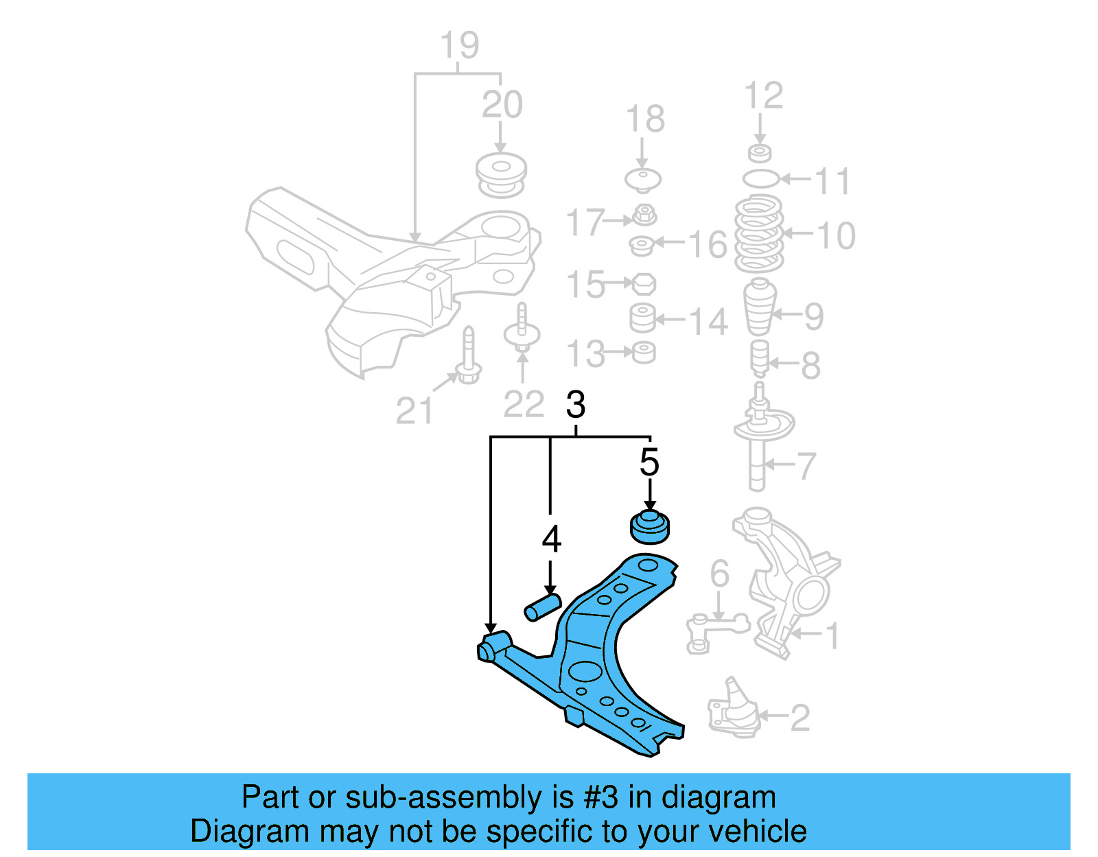 Lower Control Arm 1J0-407-151-C - View 9