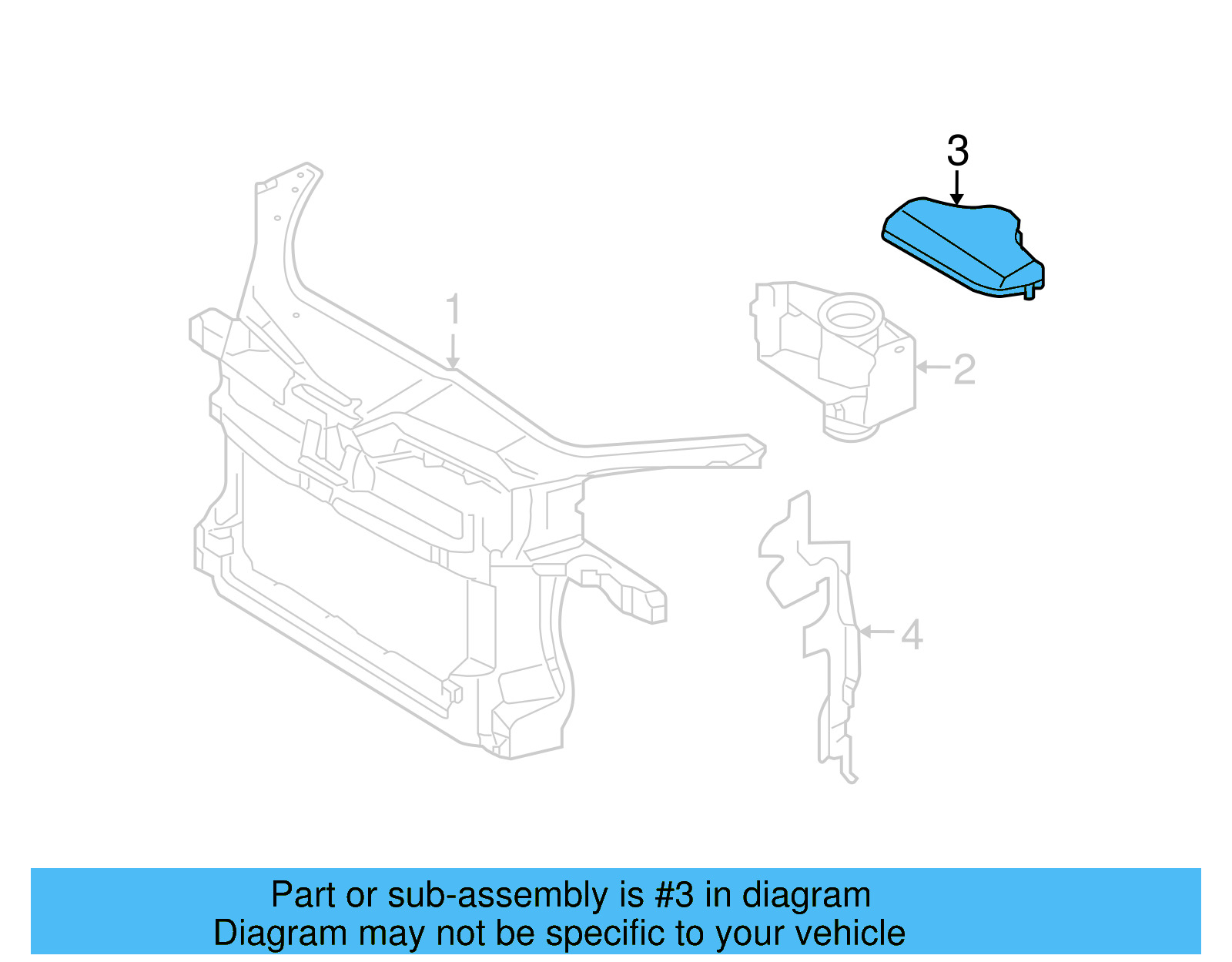 Air Guide 1K0-805-965-G-9B9 - View 5