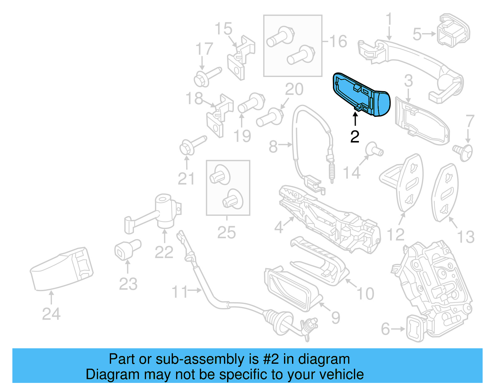Handle, Outside Packing 5N0-837-209-9B9 - View 26