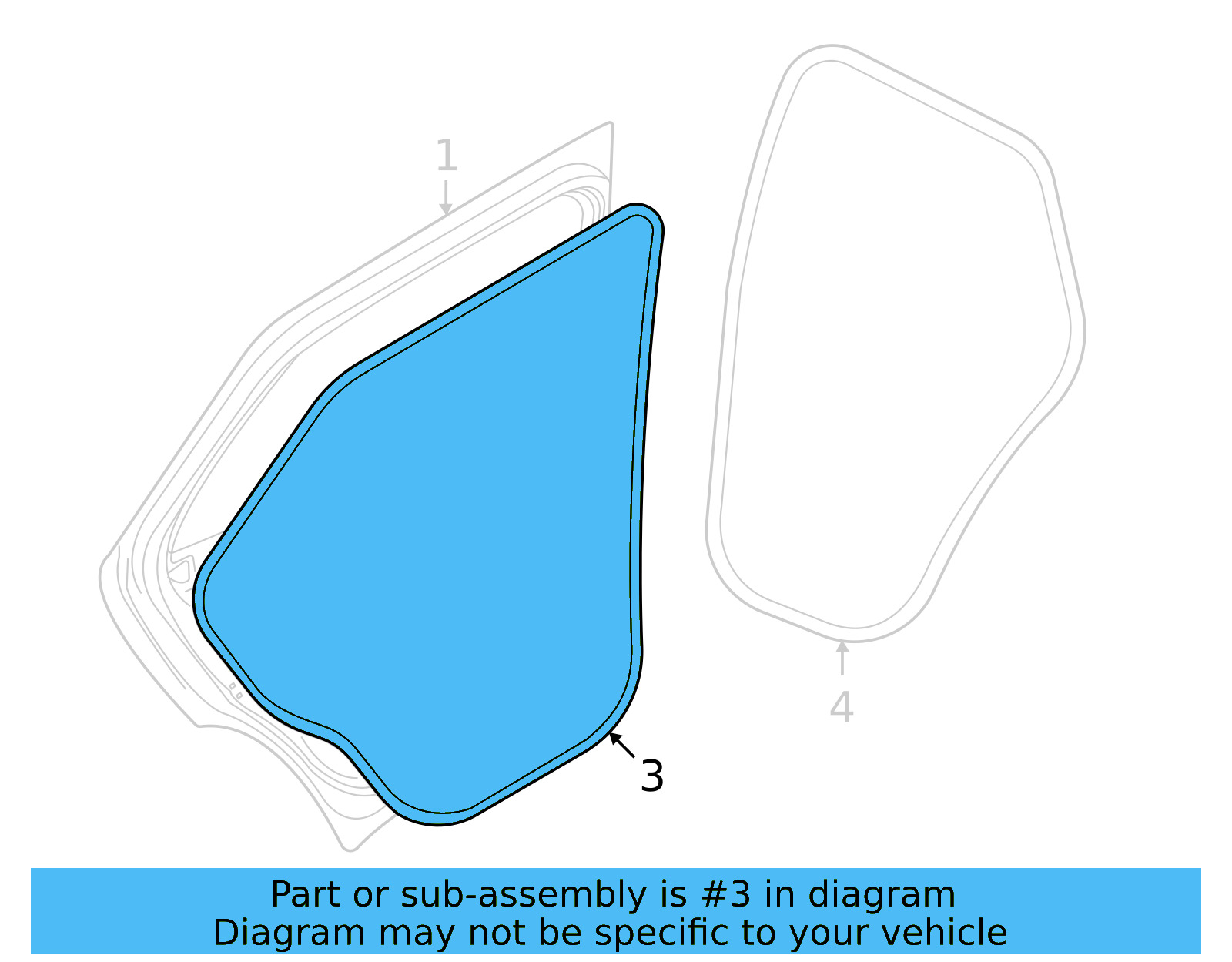 Door Weather 11K-837-701-A-5AP - View 5
