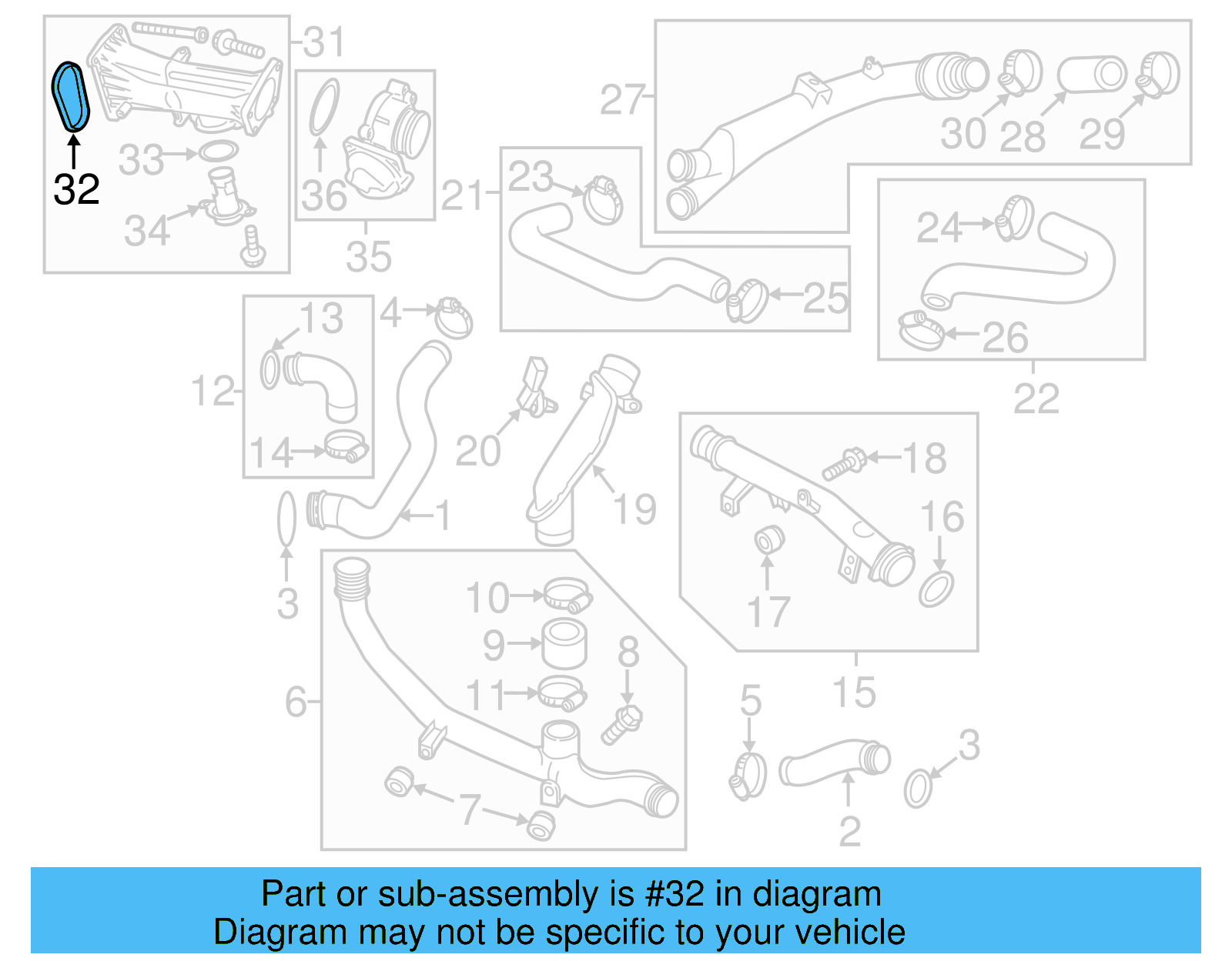 Pressure Pipe Gasket 059-145-215-B - View 2