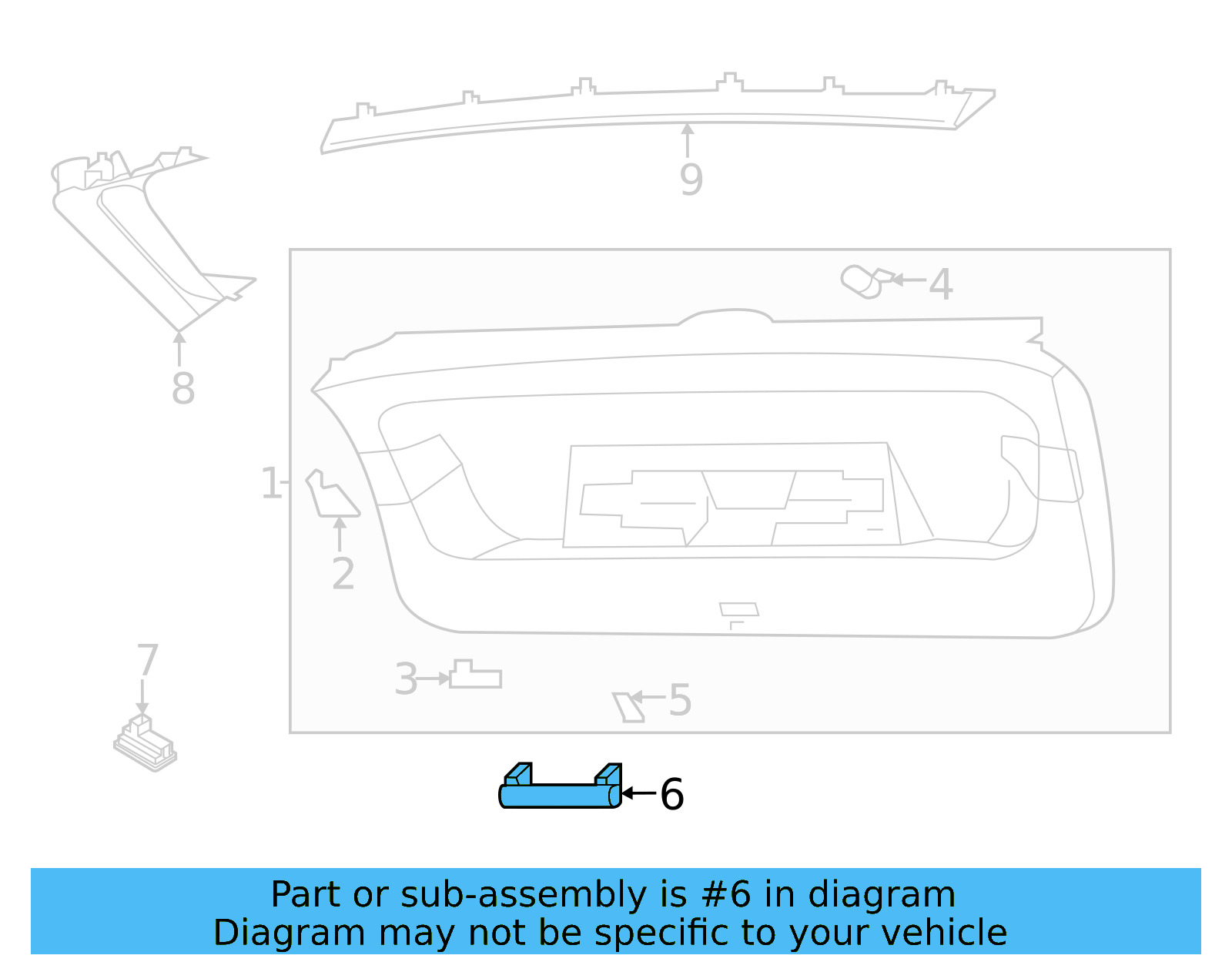 Handle 11A-867-621-4PK - View 5