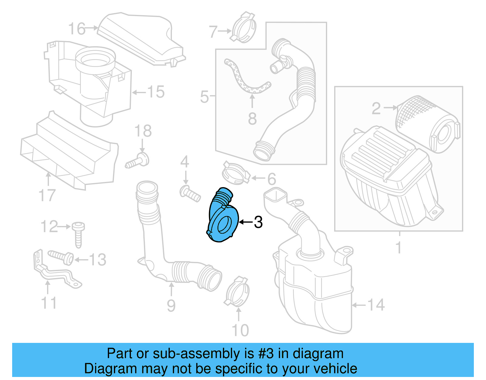 Engine Air Intake Hose 1TD-129-610-D - View 18
