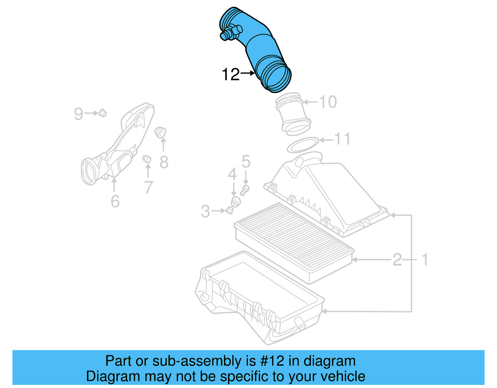 Connector Pipe 1J0-129-684-AQ - View 2