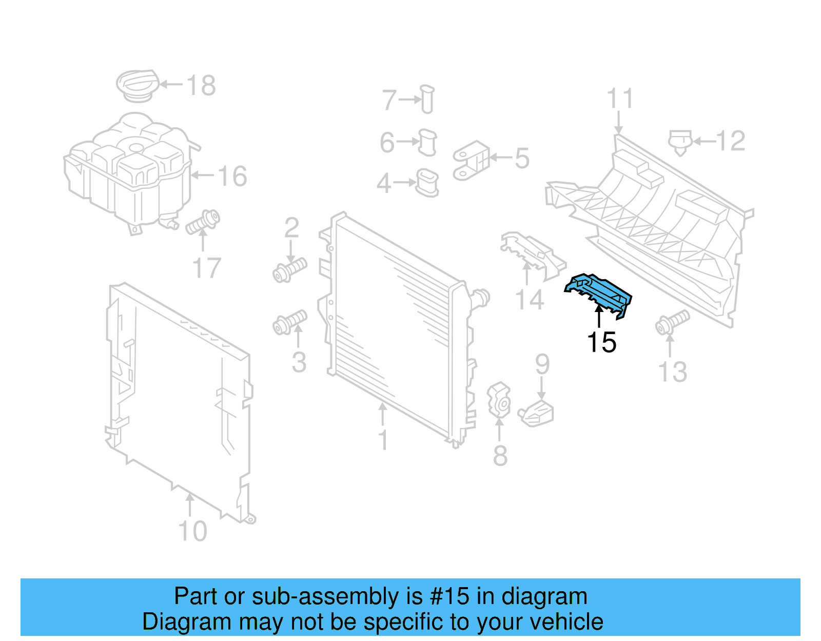 Air Duct 7P6-121-395-B - View 7