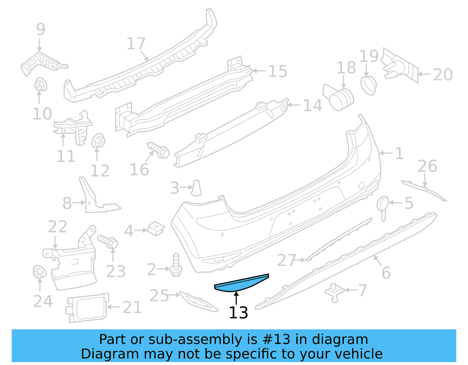 Reflector 5G0-945-105-B - View 3