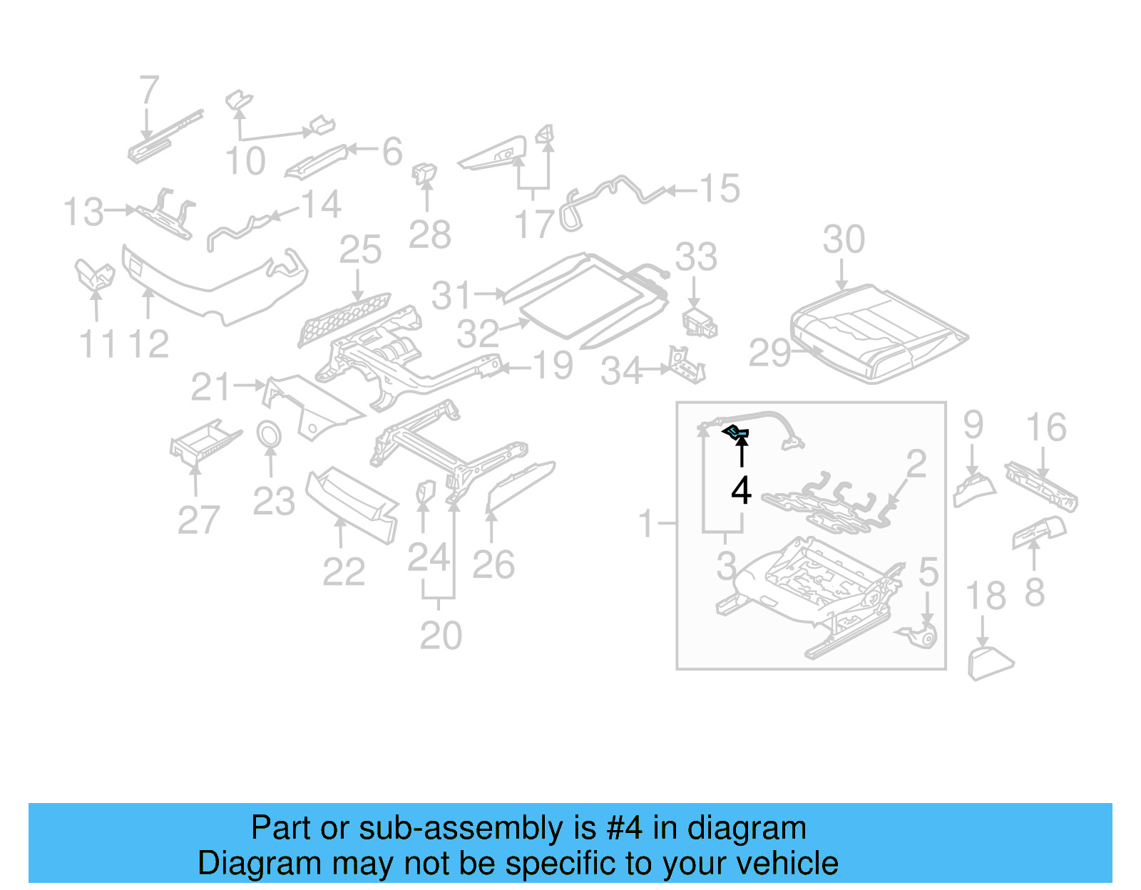Cable Clamp 8E0-881-279-A - View 3