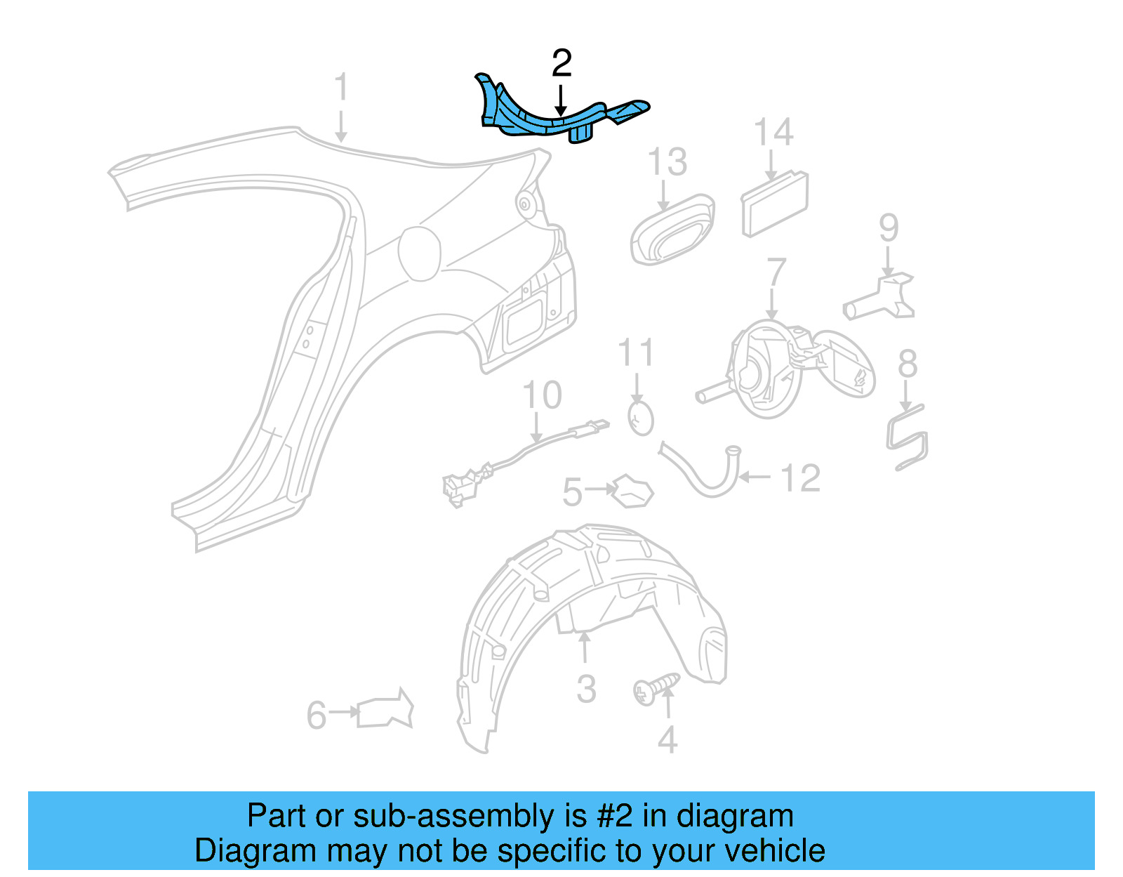 Gutter 3C8-809-641 - View 4