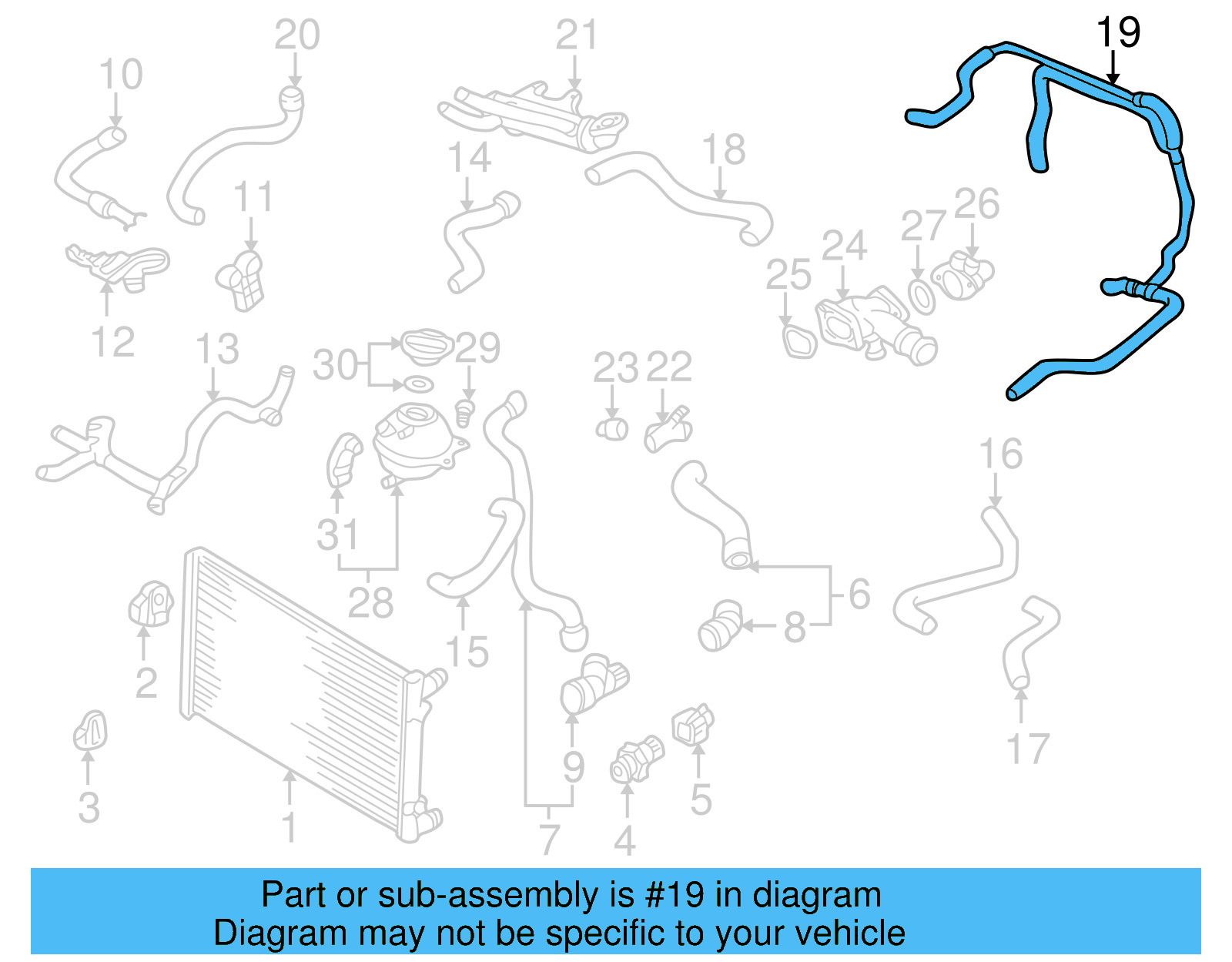 Hose 1J0-122-447-CD - View 9