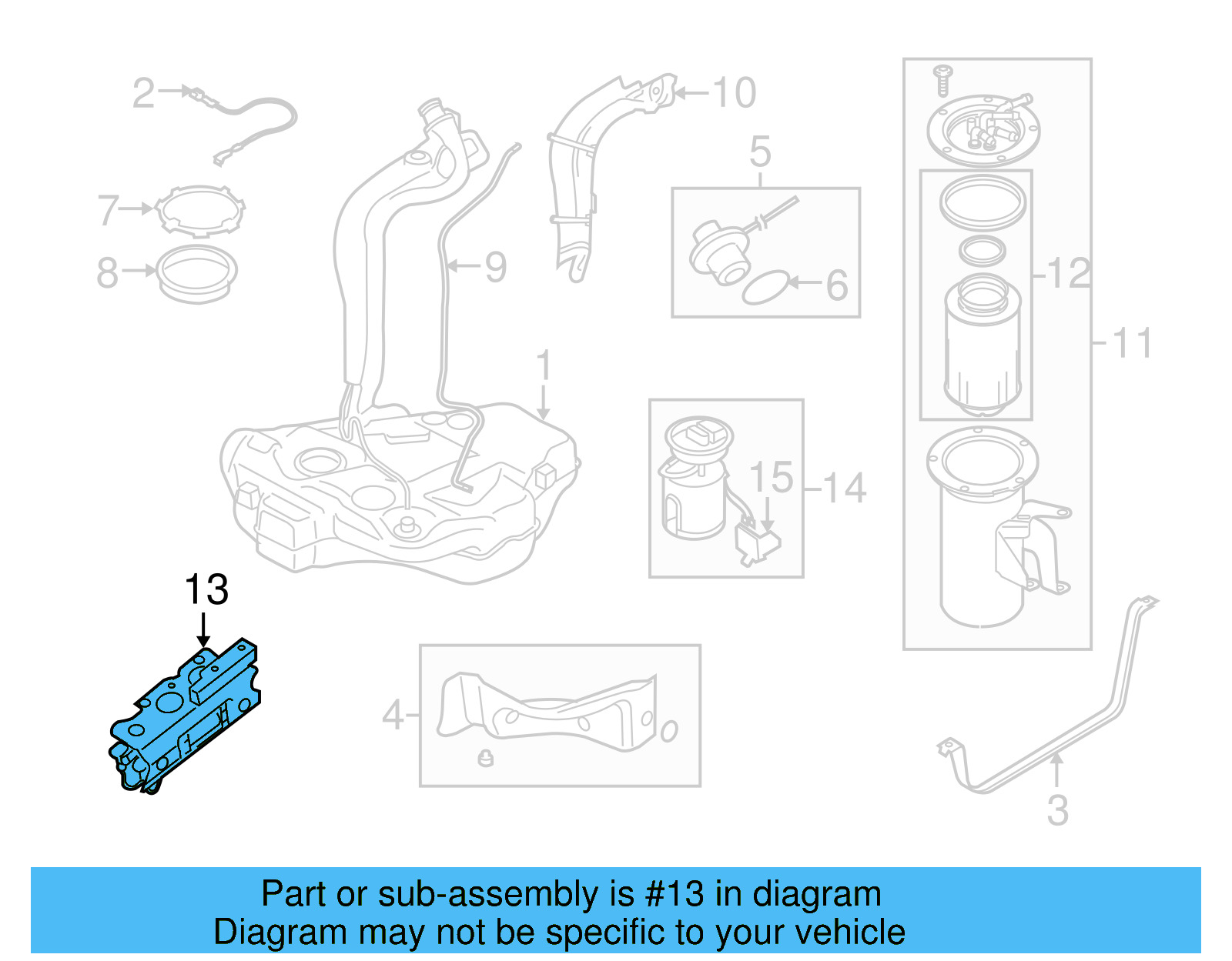 Fuel Pump 5N0-906-129-B - View 13