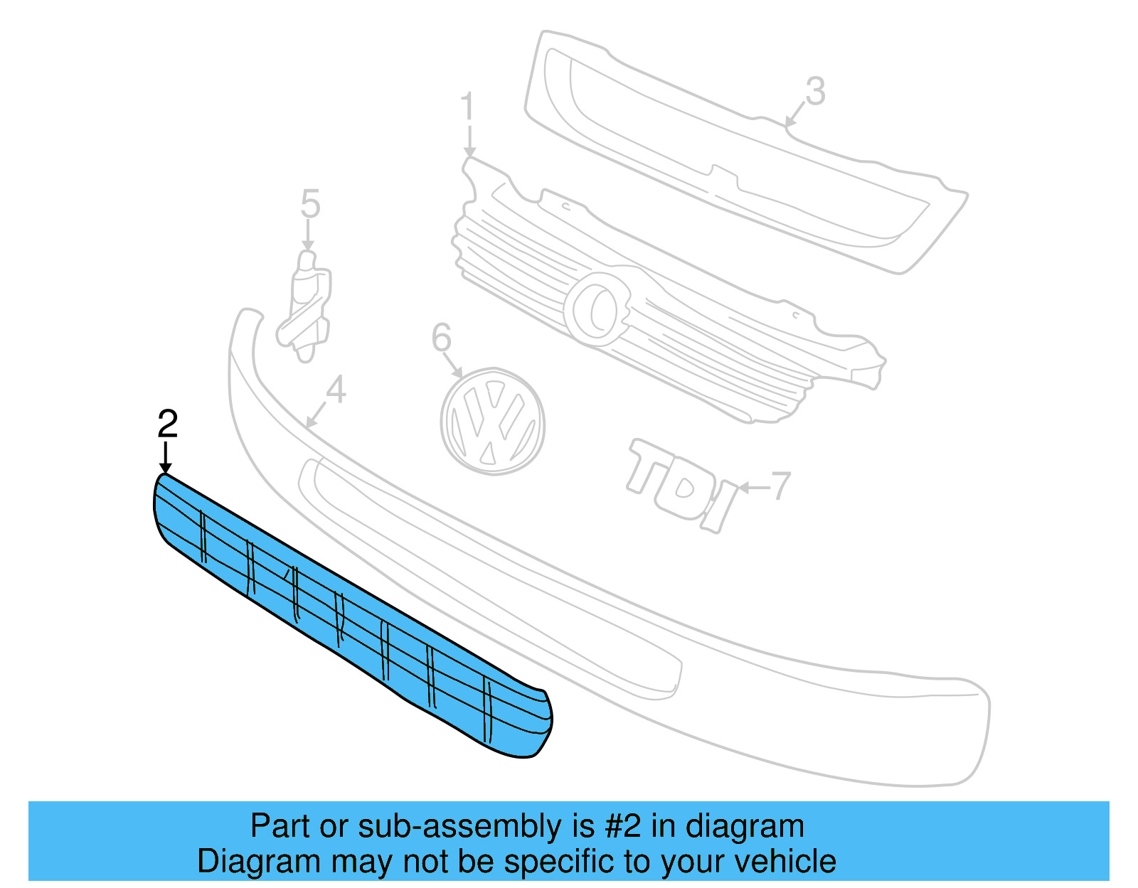 Grille 7D0-853-654-01C - View 4