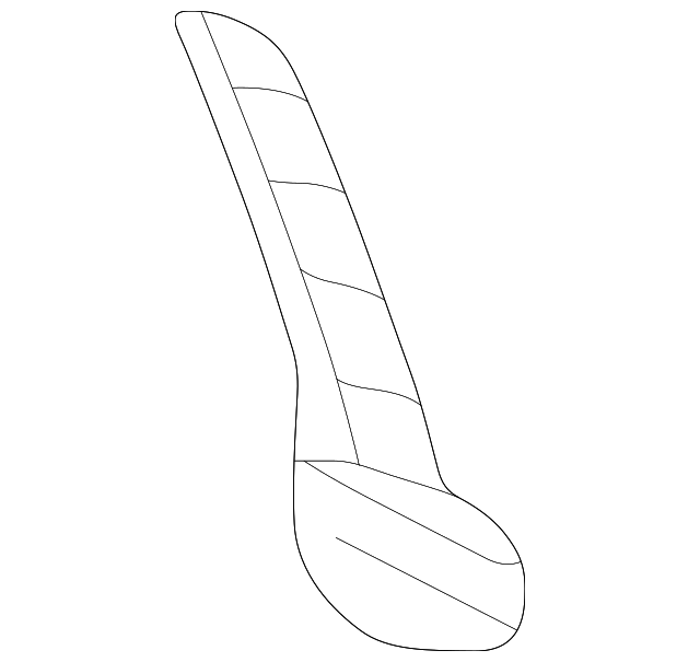 Center Seat Belt Cap 281-857-797-01C - View 2